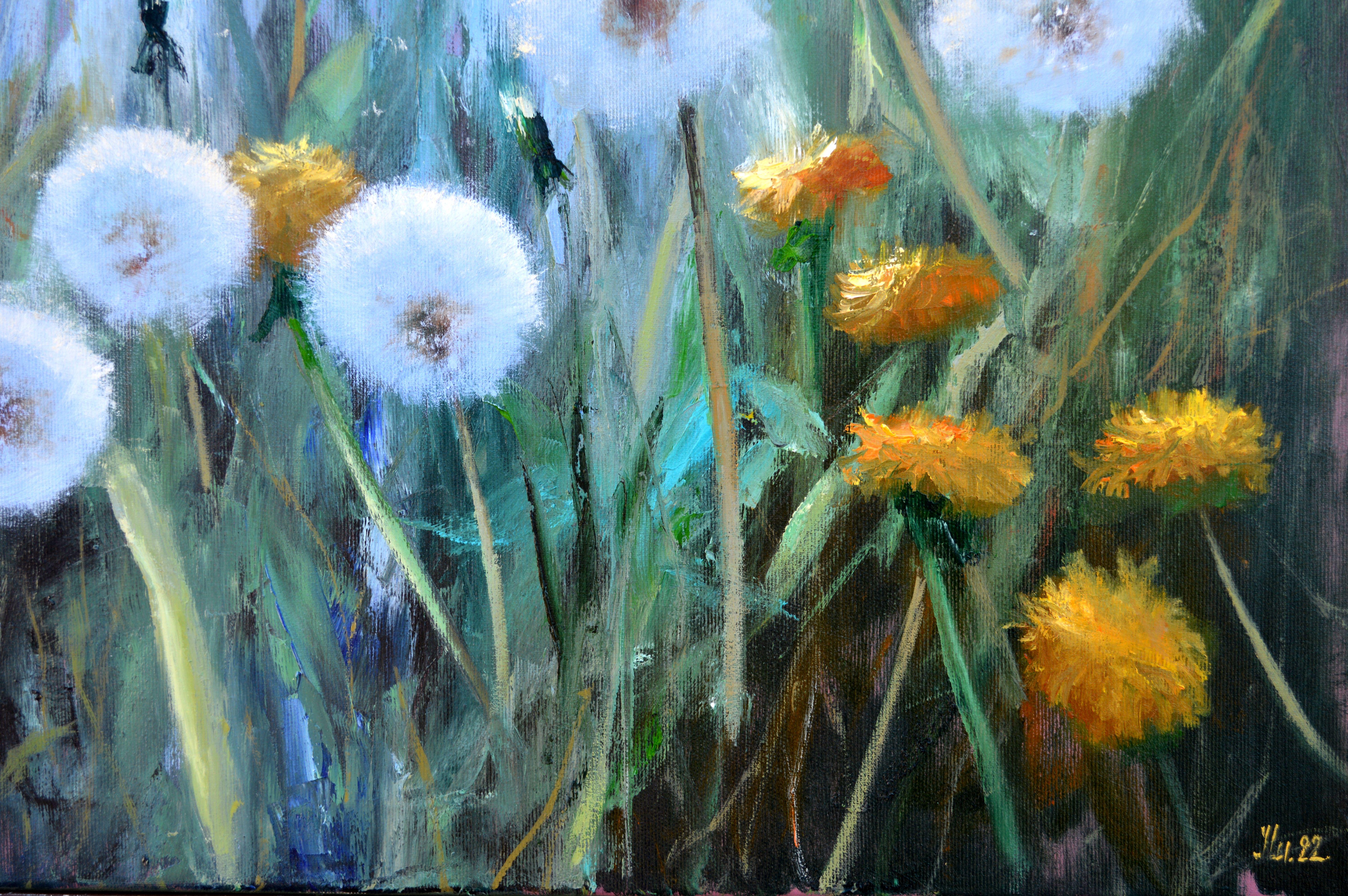 Sunny dandelions 50X70 For Sale 13