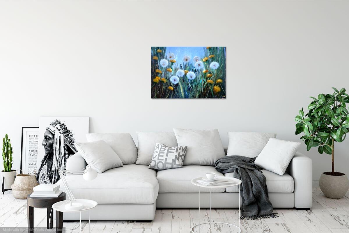 Sunny dandelions 50X70 For Sale 16