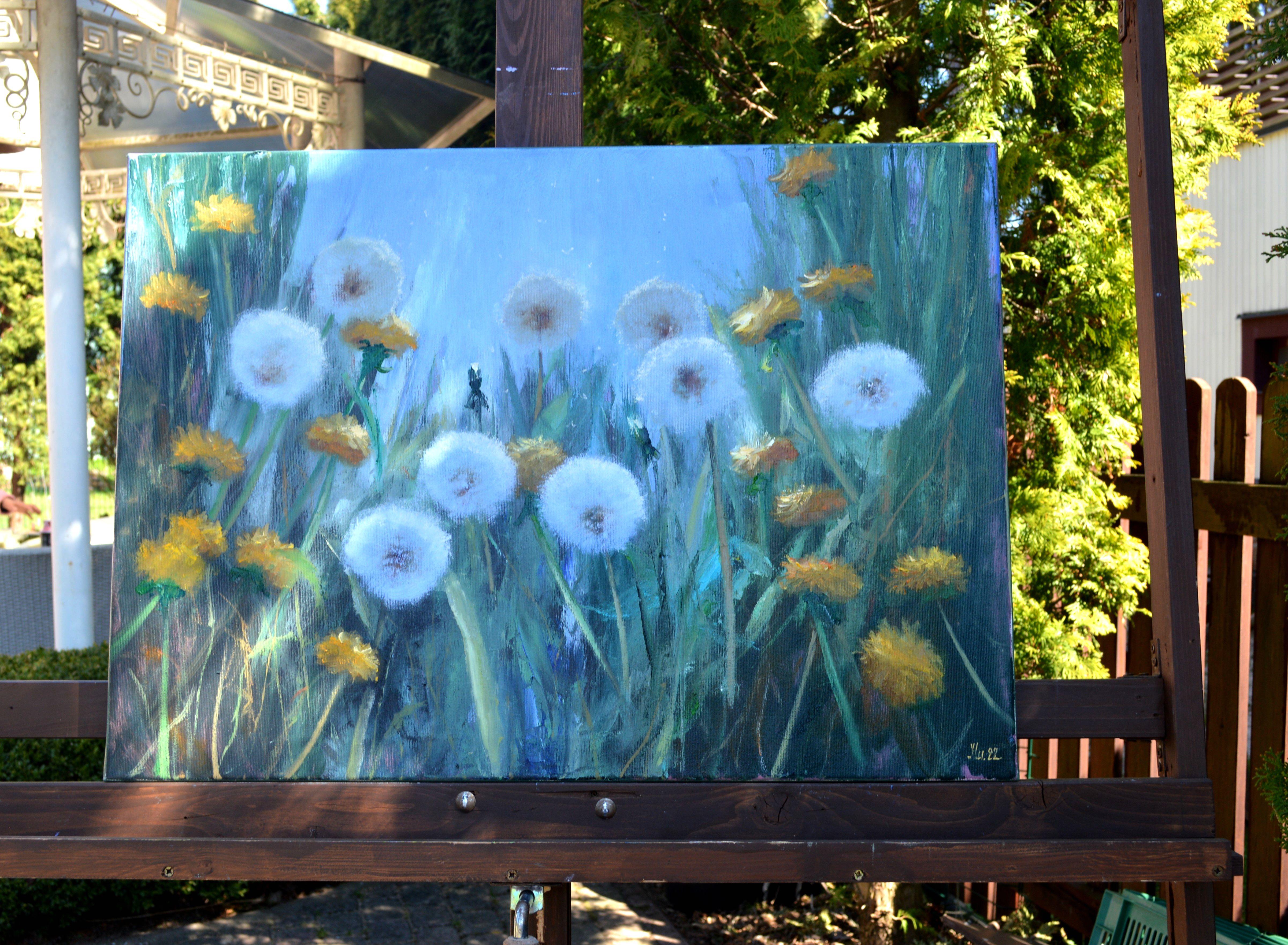 Sunny dandelions 50X70 For Sale 1
