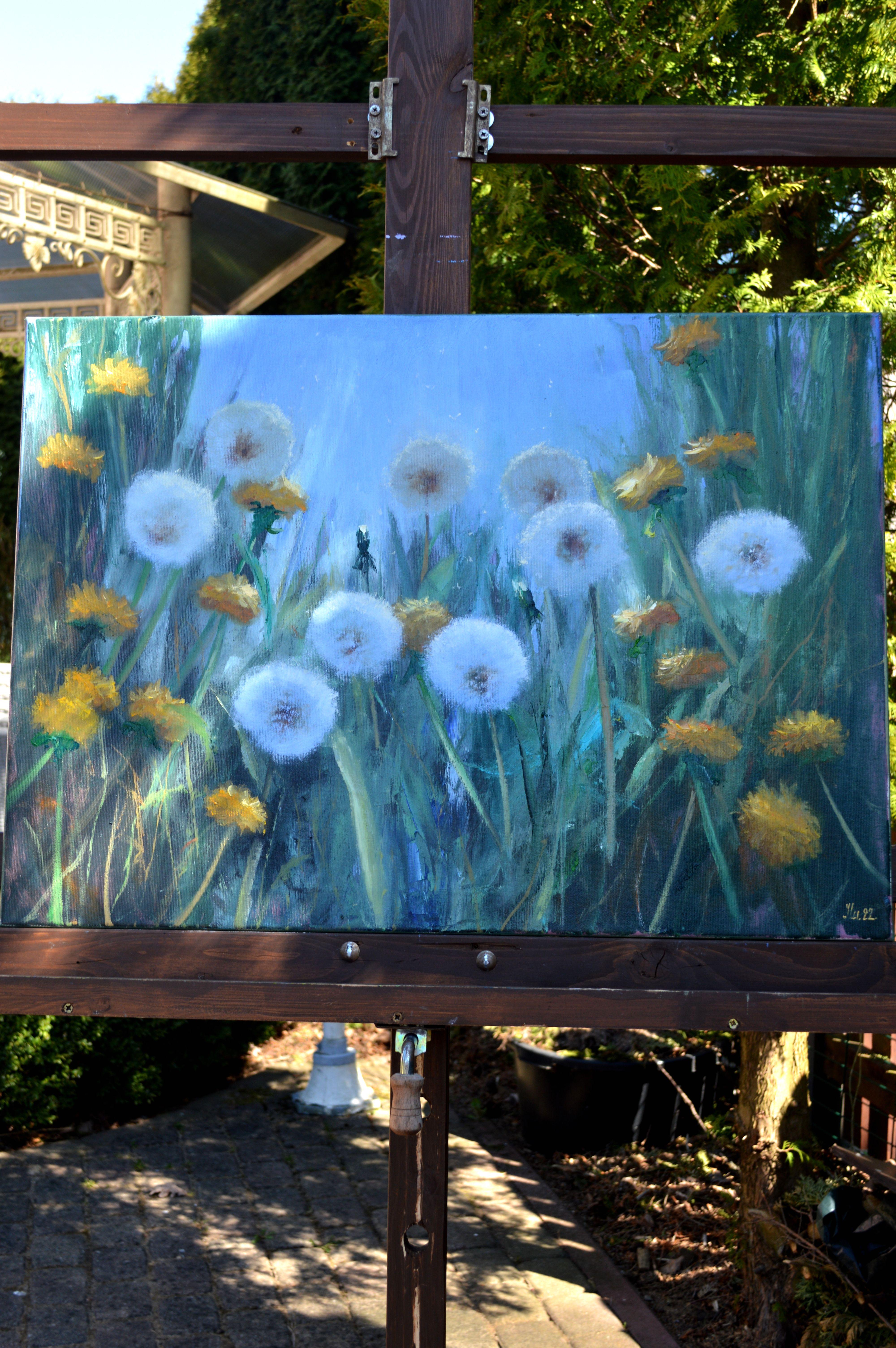 Sunny dandelions 50X70 For Sale 2