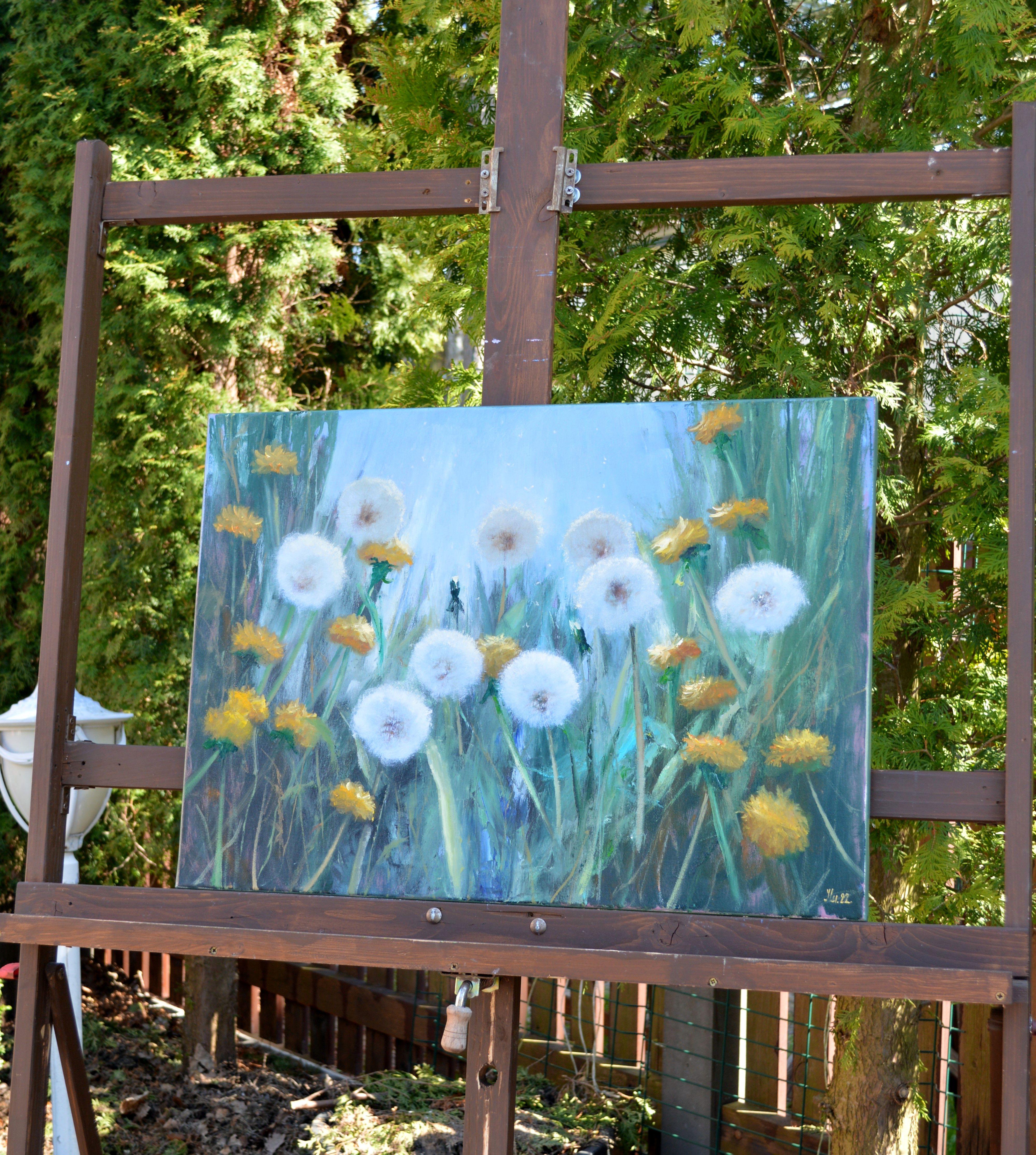 Sunny dandelions 50X70 For Sale 3