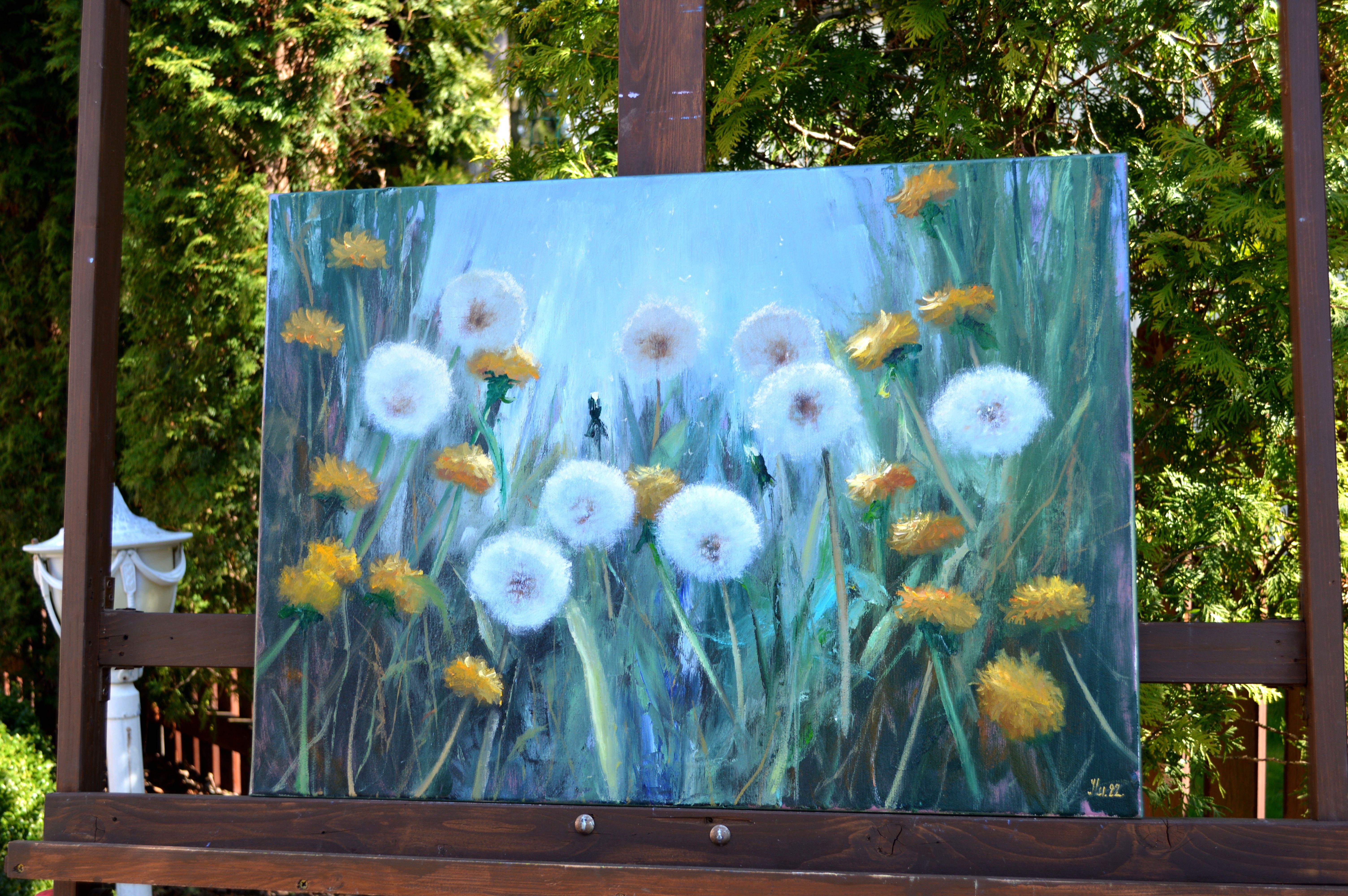 Sunny dandelions 50X70 For Sale 4