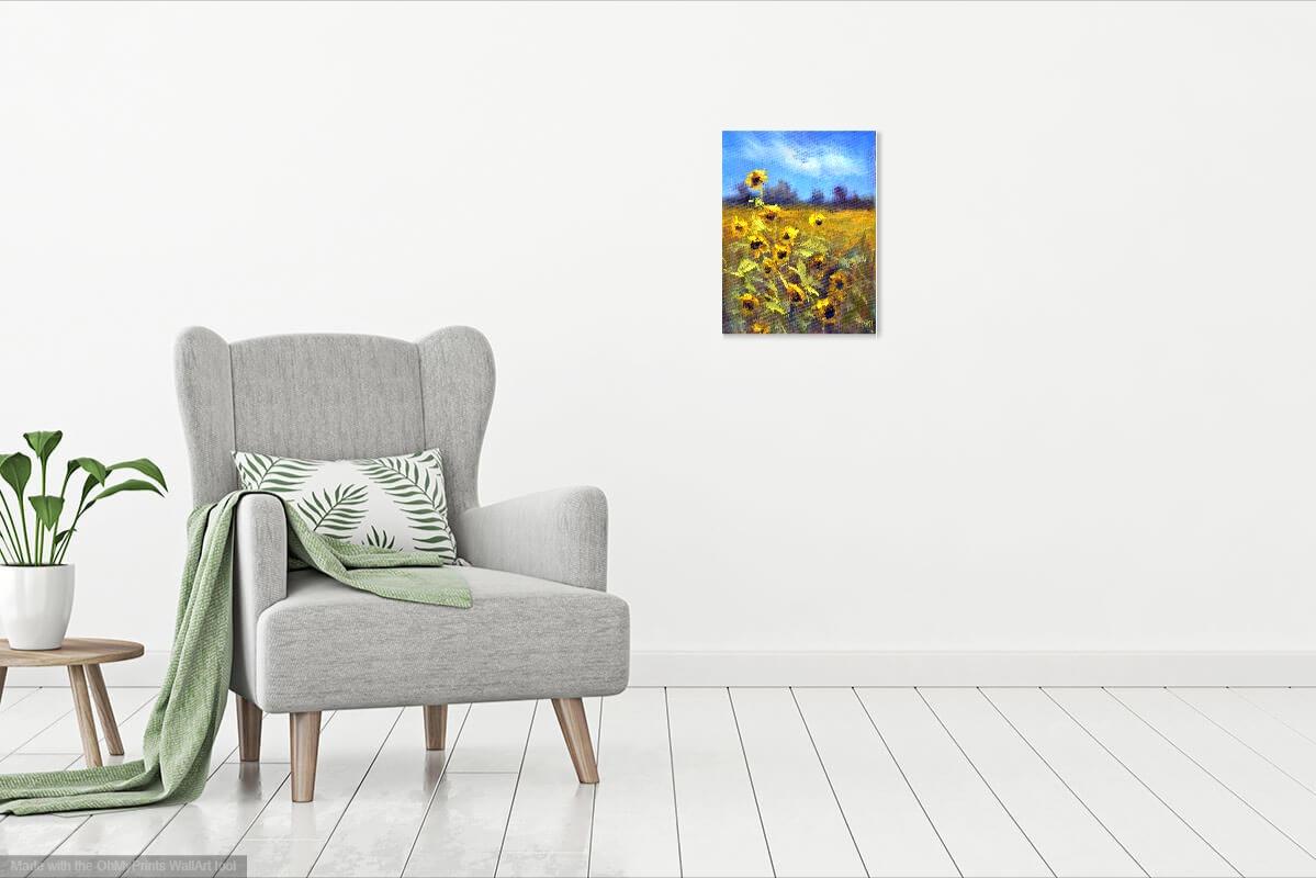 Sunny flowers 3D (24X18) For Sale 9