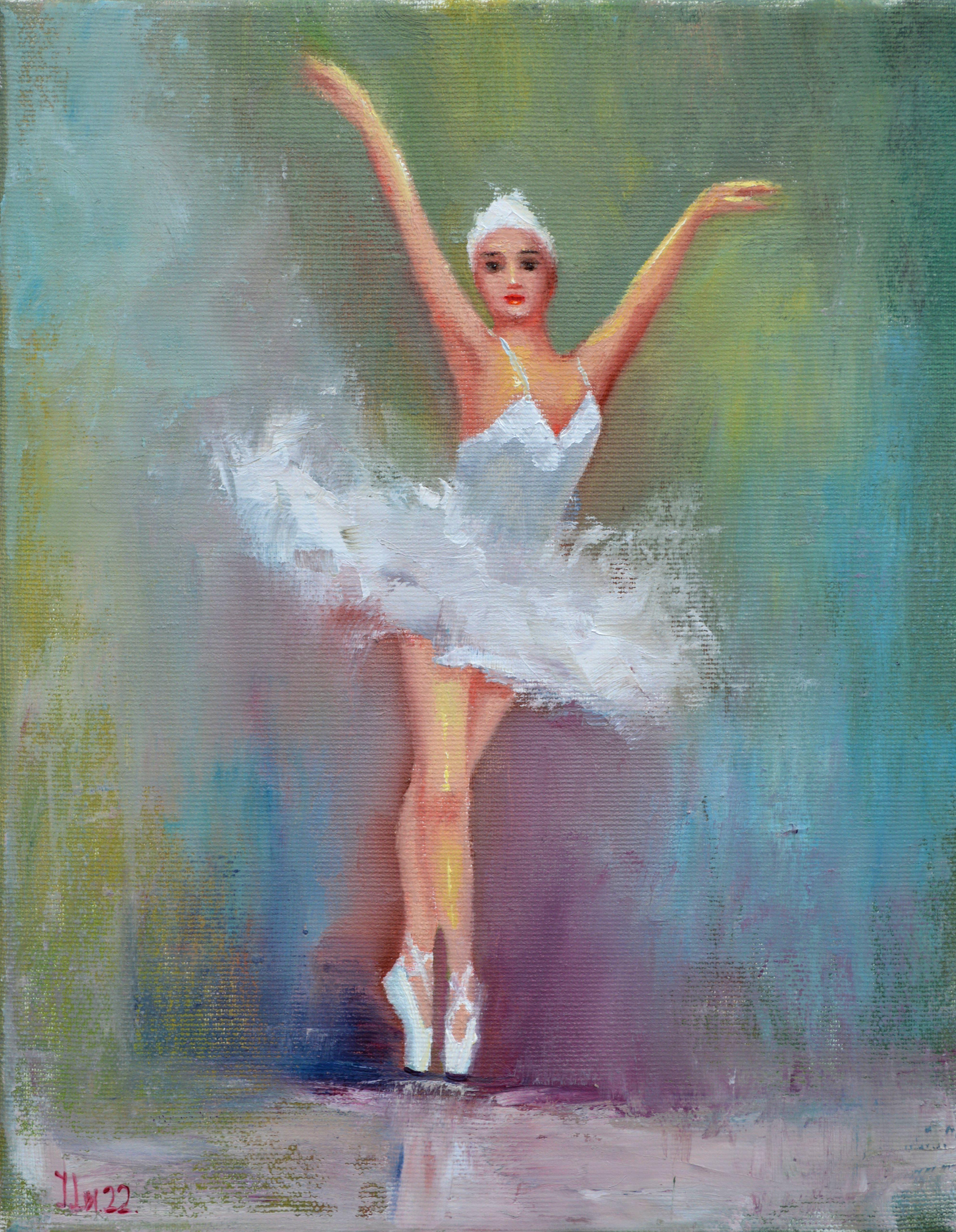 Figurative Painting di Elena Lukina - Cigno
