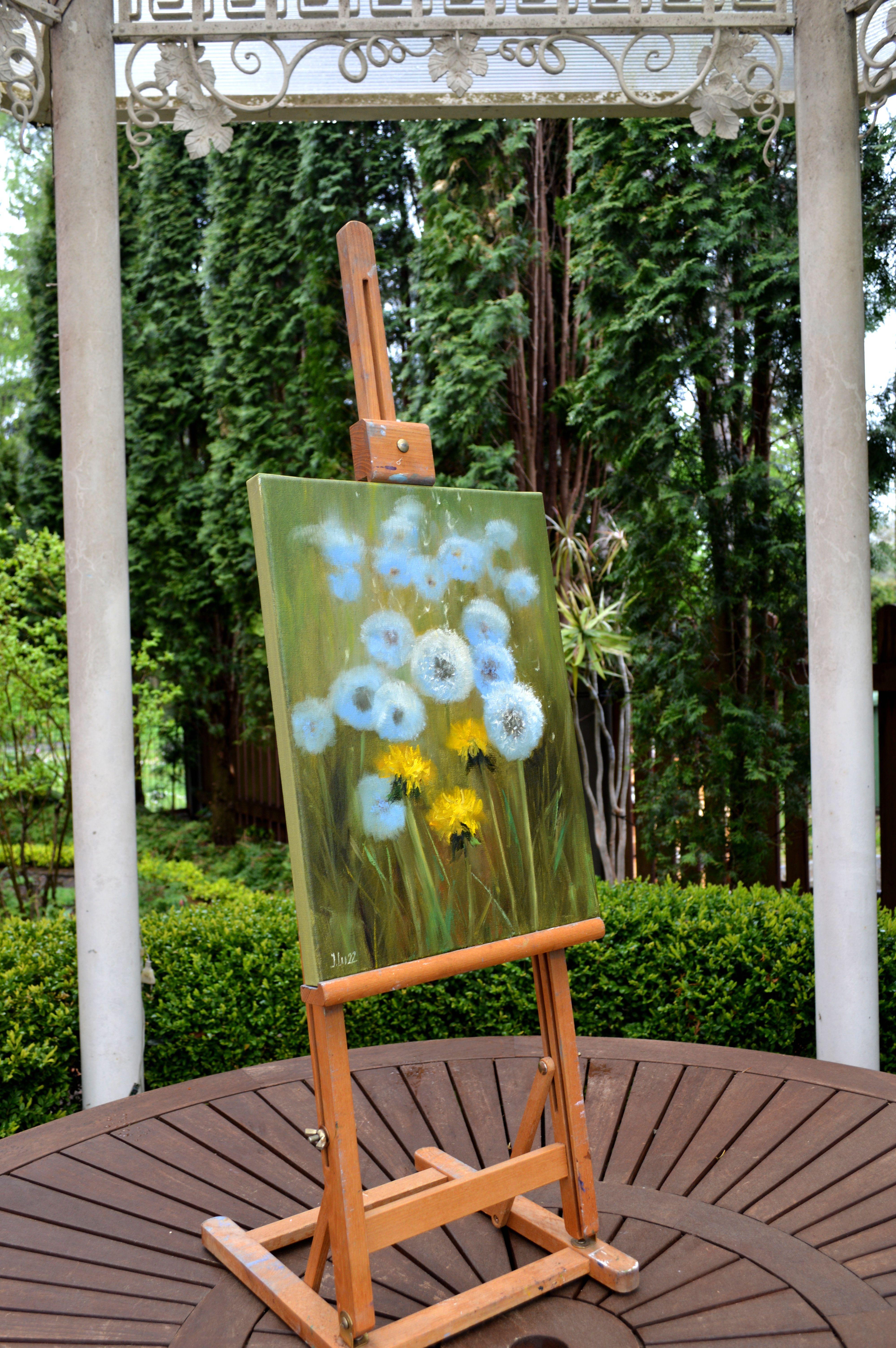 Zärtlichkeit 40X30 (Expressionismus), Painting, von Elena Lukina