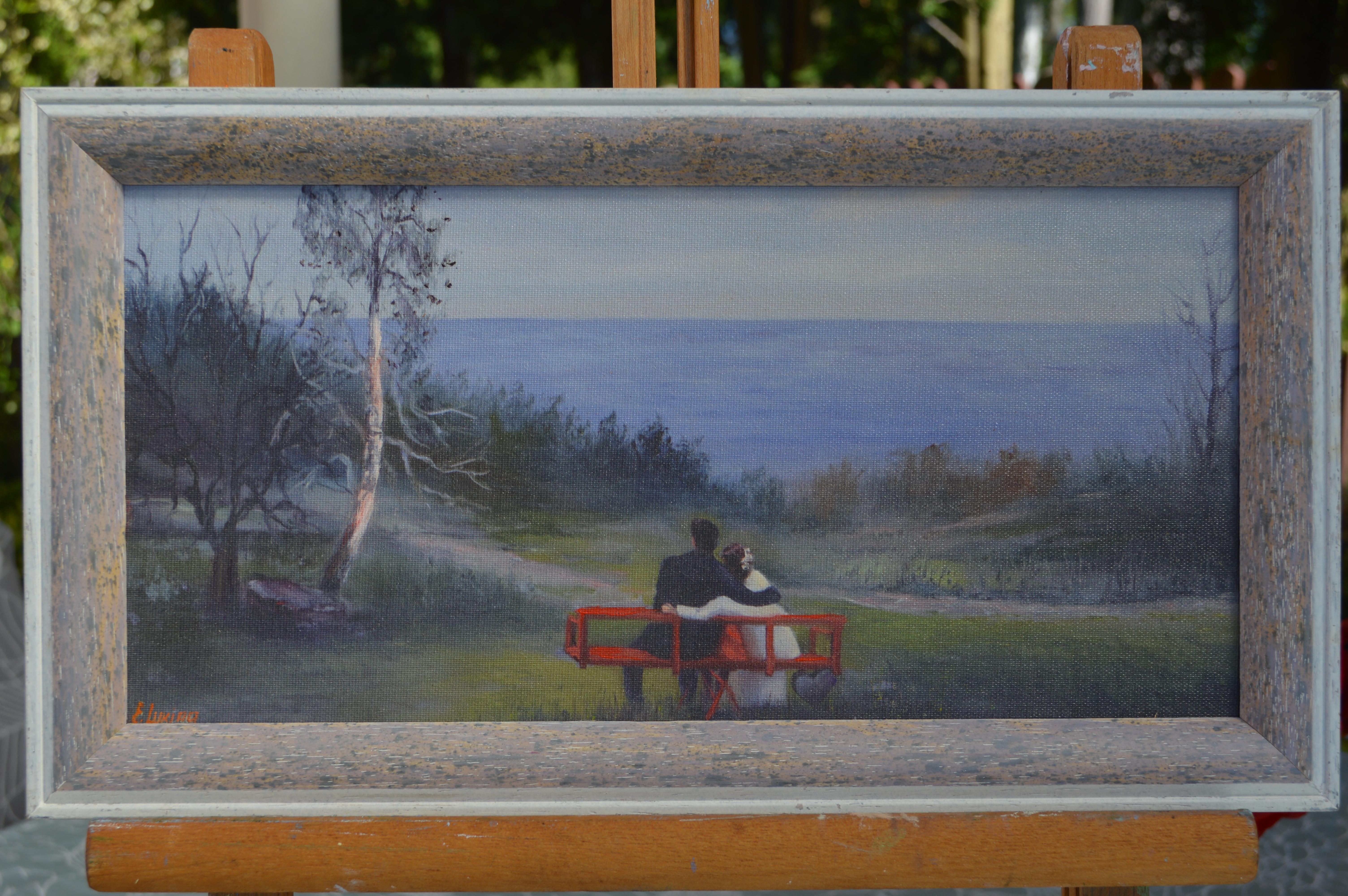 L'equilibrio dell'amore - Painting di Elena Lukina
