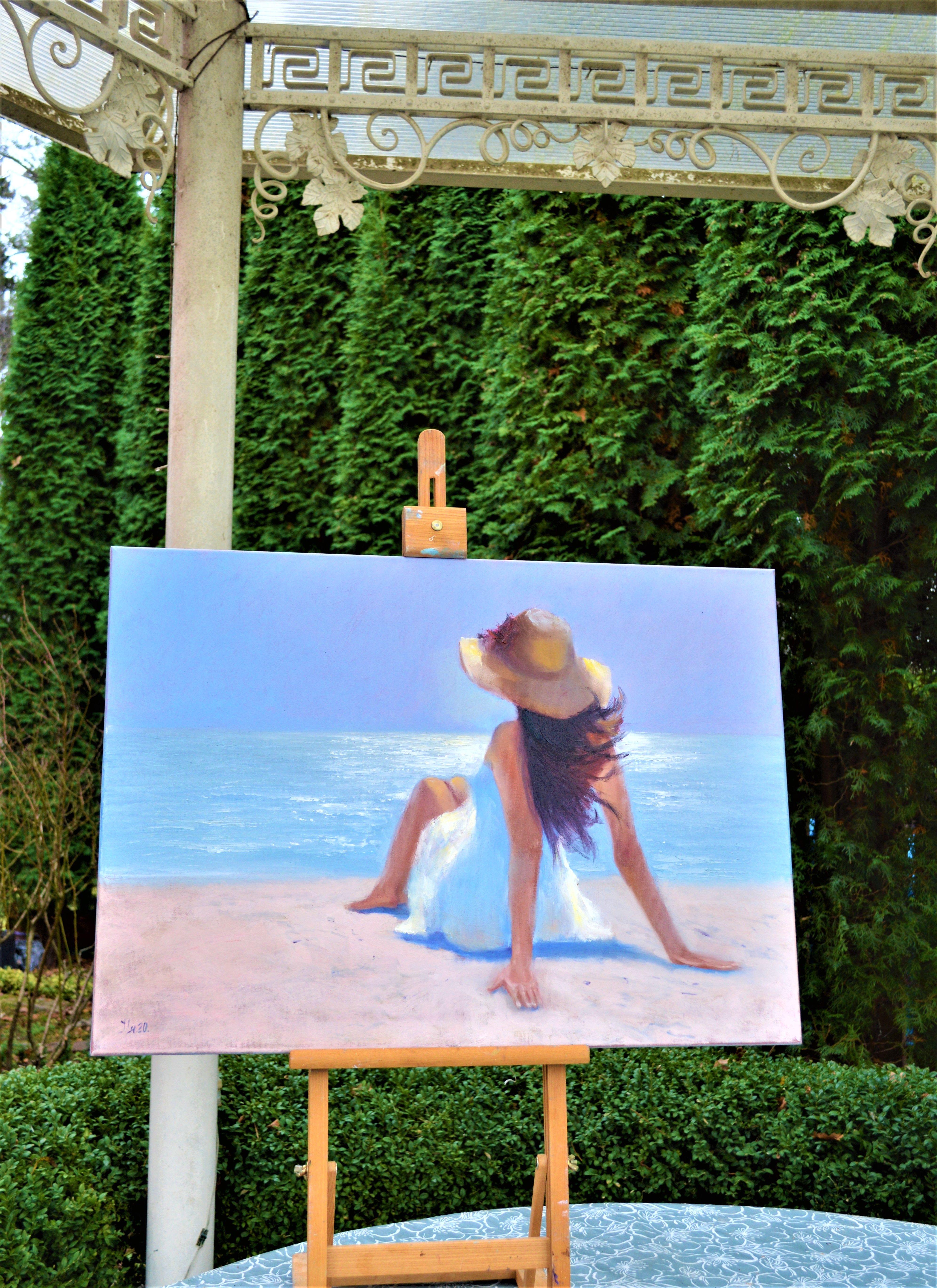 ¡El mundo te pertenece! - Painting Expresionista de Elena Lukina