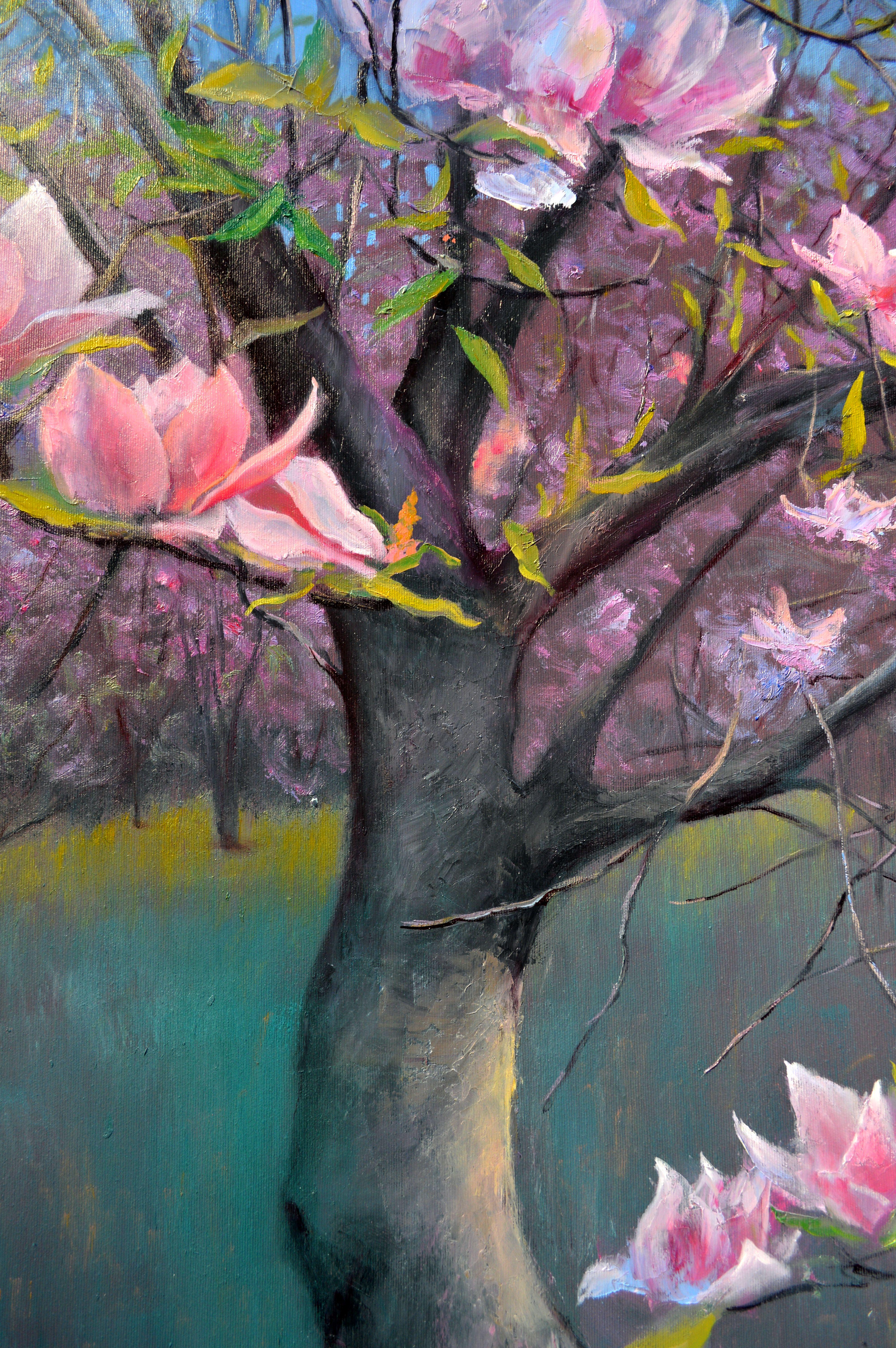 Tree of Life - Expressionist Painting by Elena Lukina