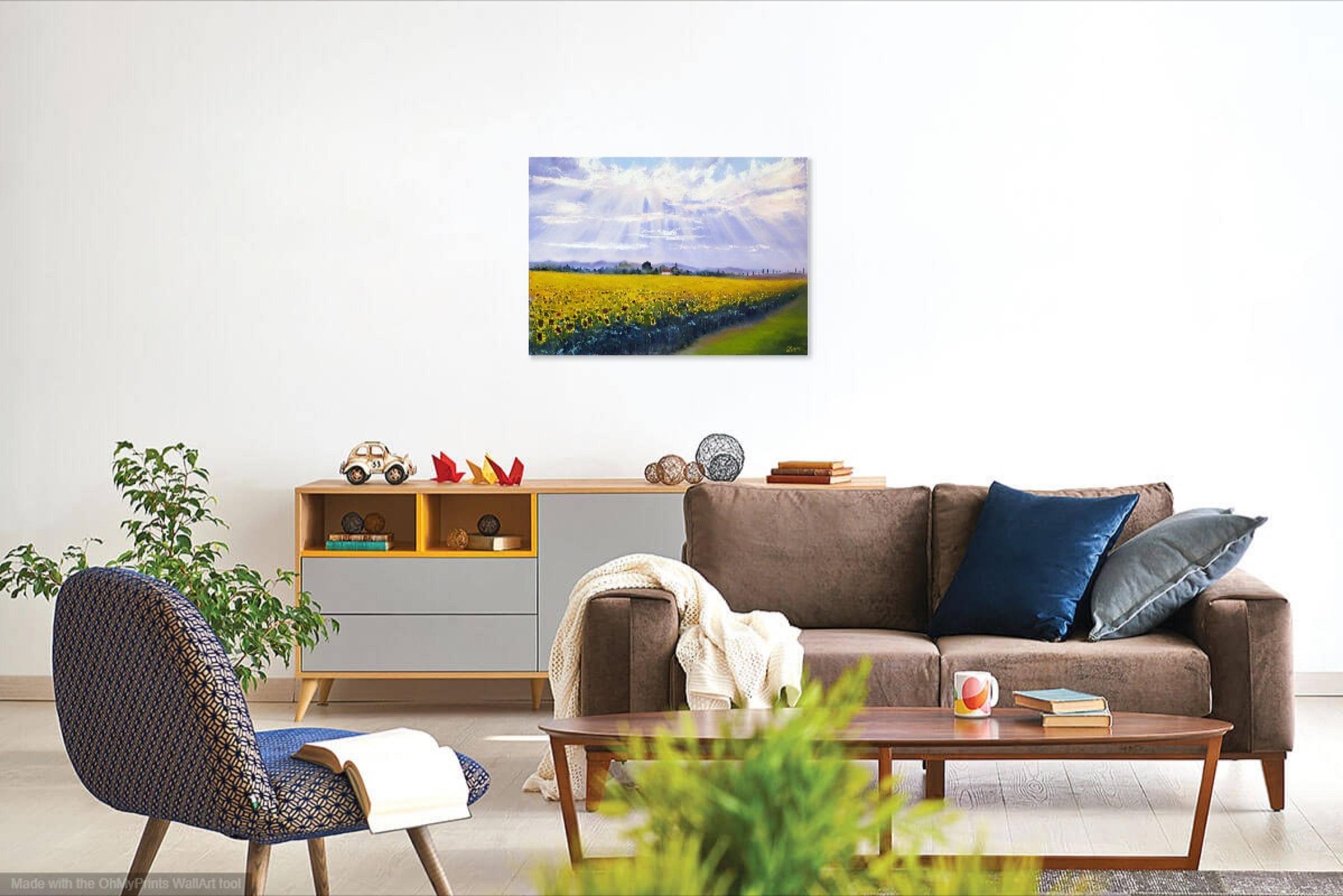 Unter der Sonne 50X70 (Expressionismus), Painting, von Elena Lukina