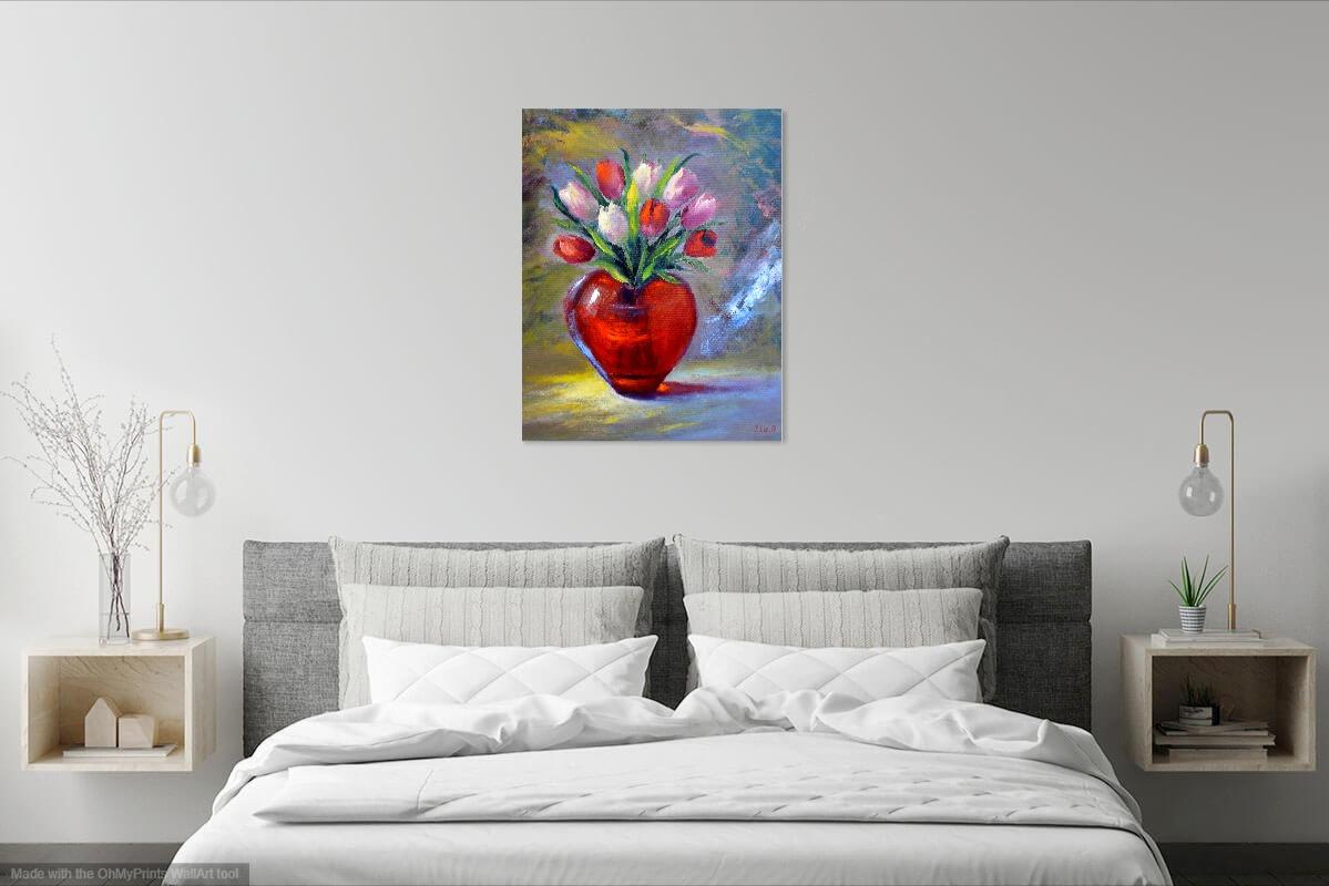 Valentine 50X40 oil painting. Valentine’s Day gifts art. For Sale 15