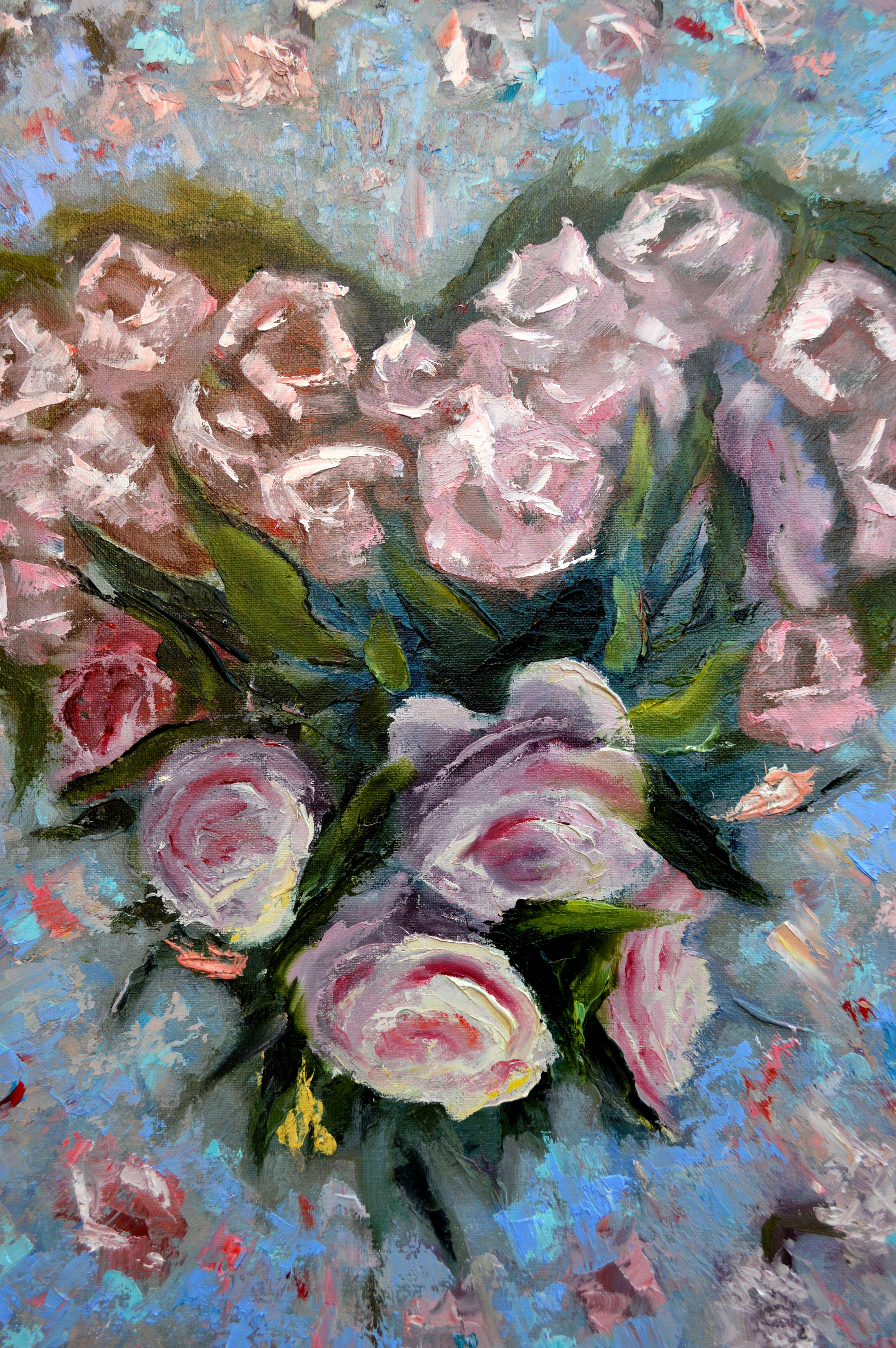 Valentin. Amor tierno. Aceite 70X50 en venta 4