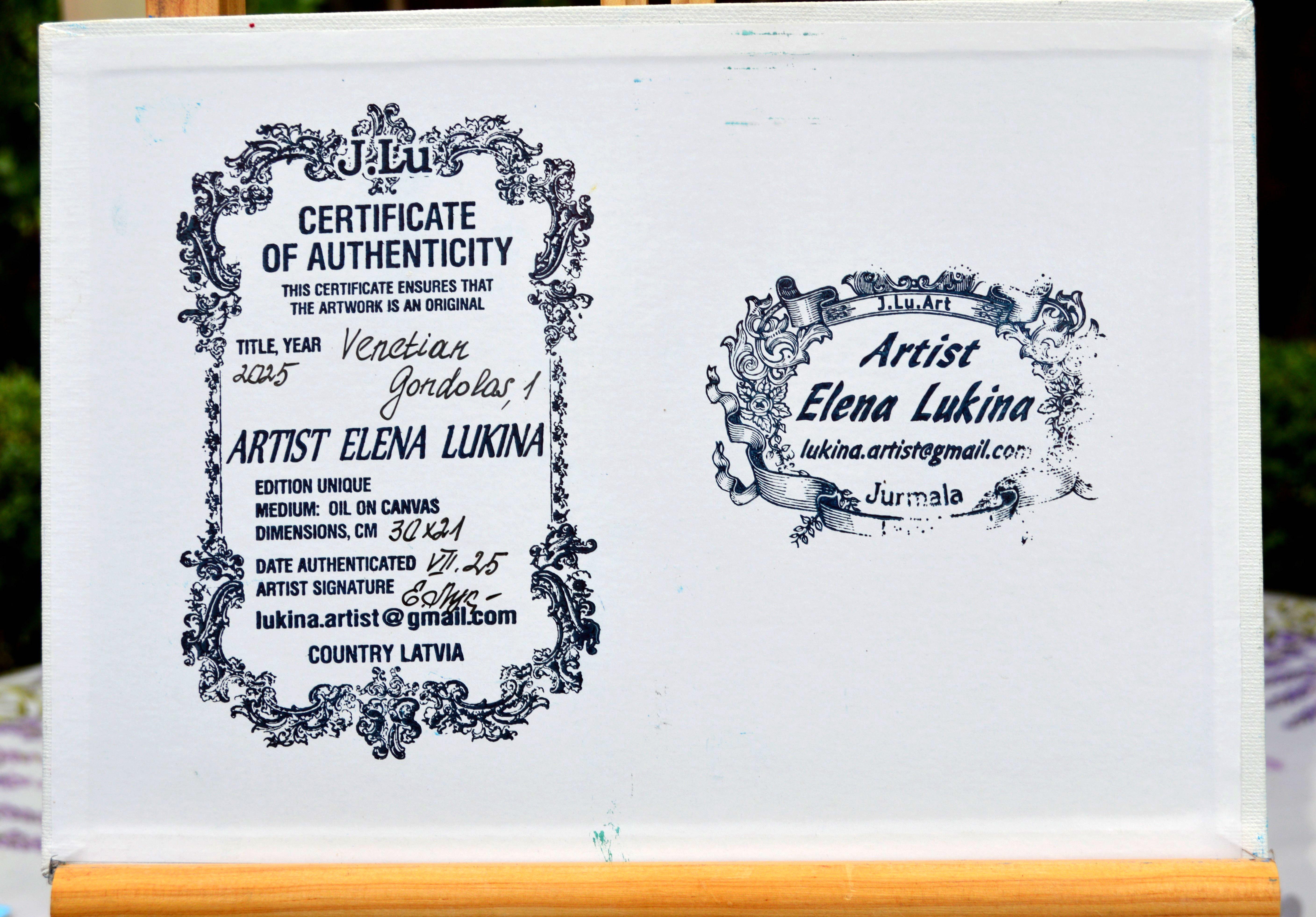 Venezianische Gondeln 1 im Angebot 3