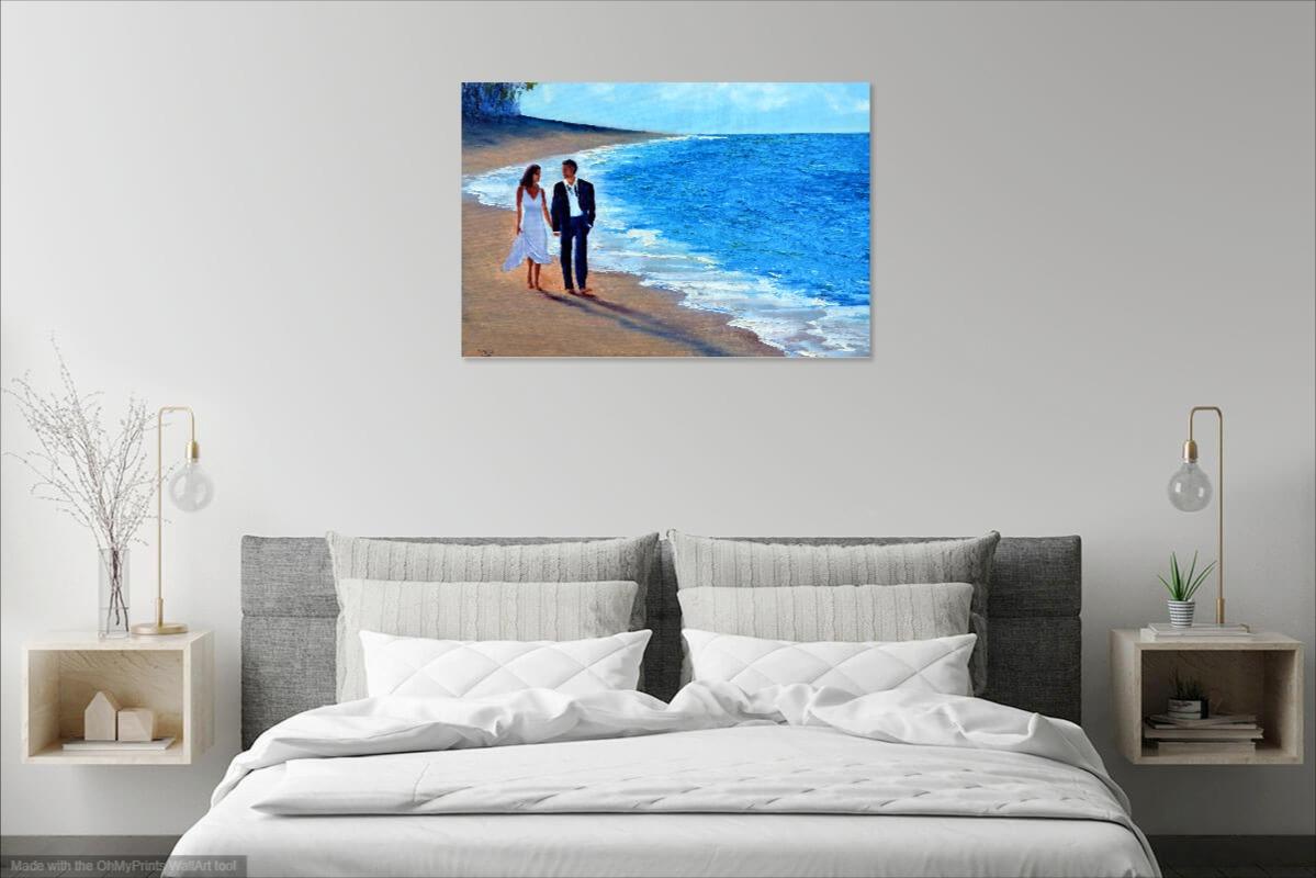 Gemeinsam gehen 50X70 Öl im Angebot 10