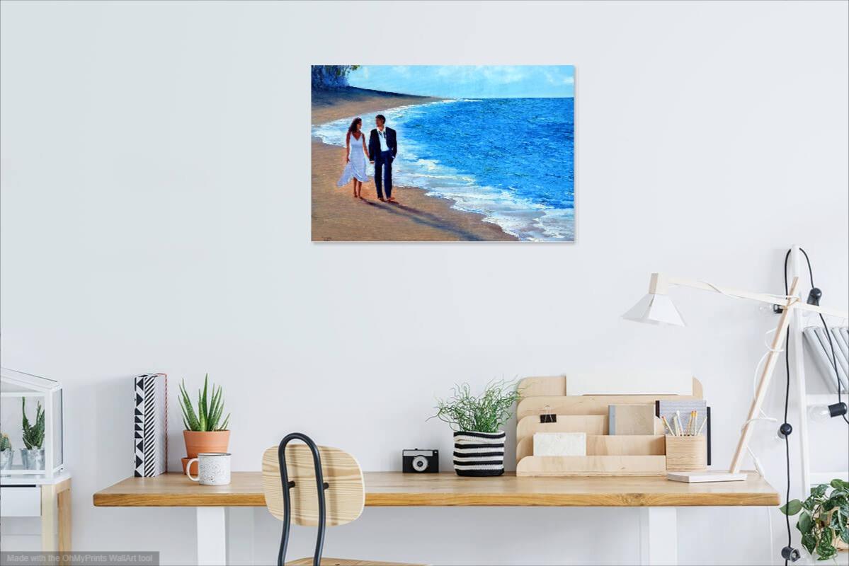 Gemeinsam gehen 50X70 Öl im Angebot 12