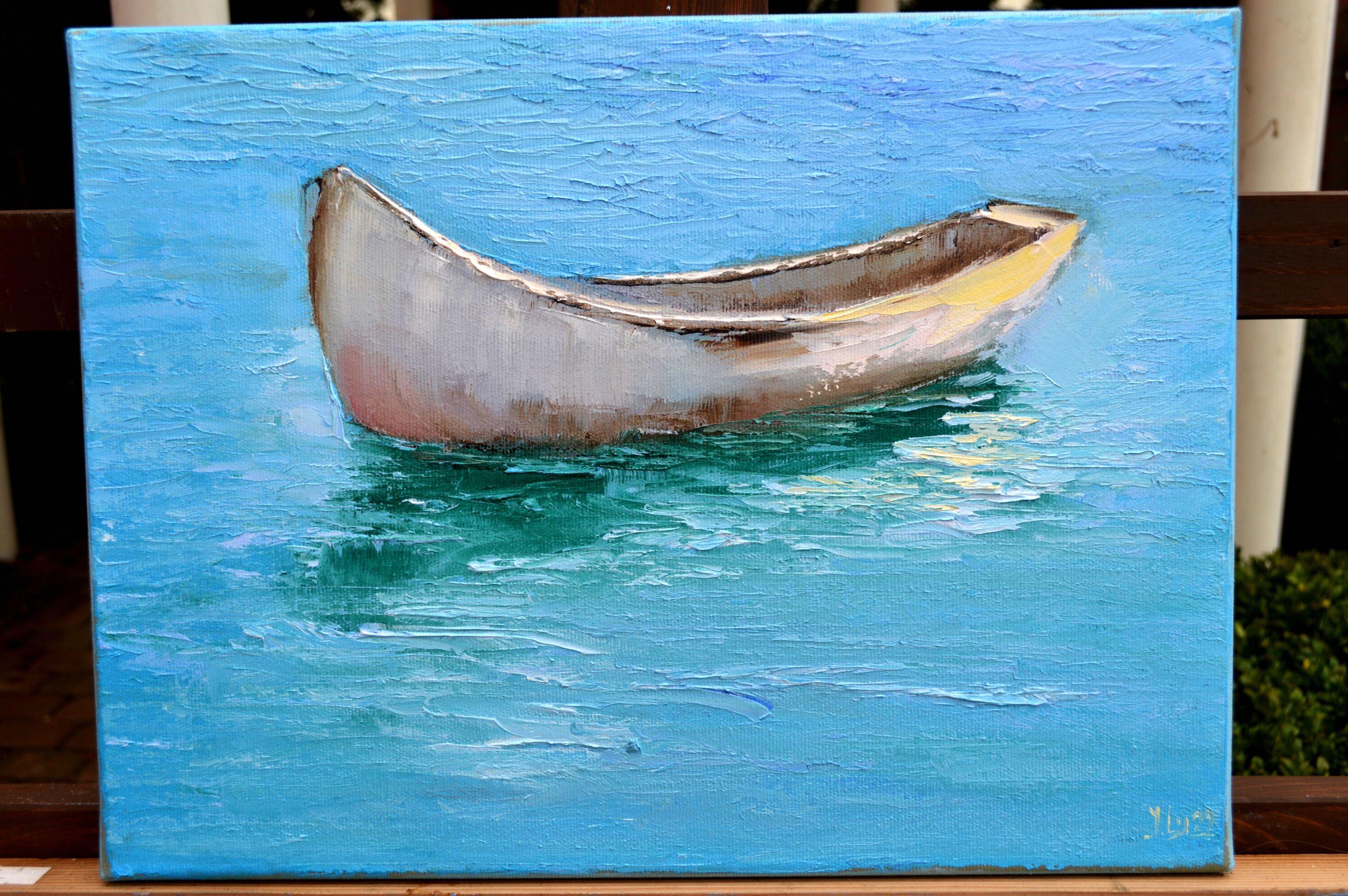 Whiting - Painting Espressionista di Elena Lukina