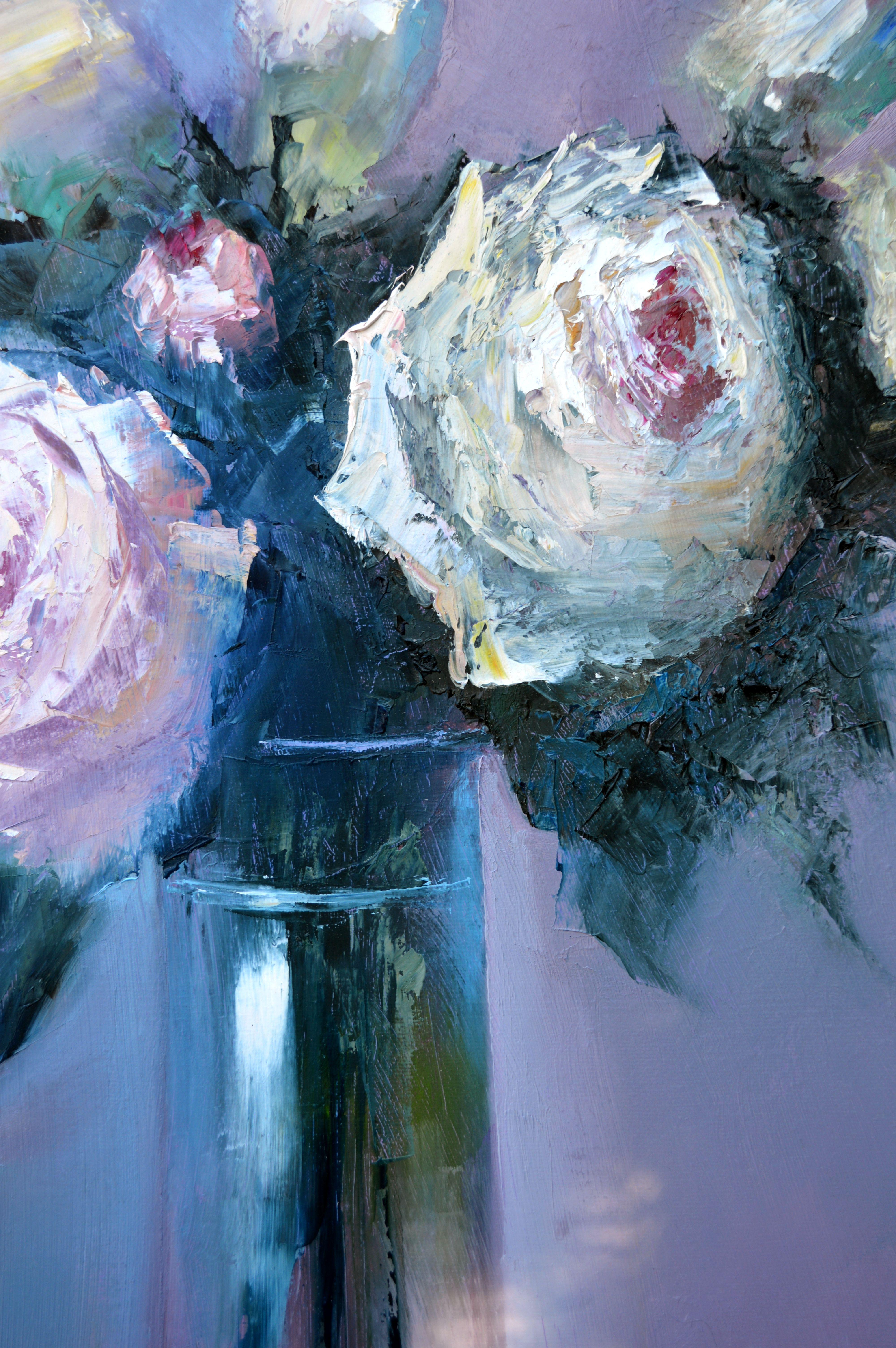Rosas blancas 50X40 en venta 5