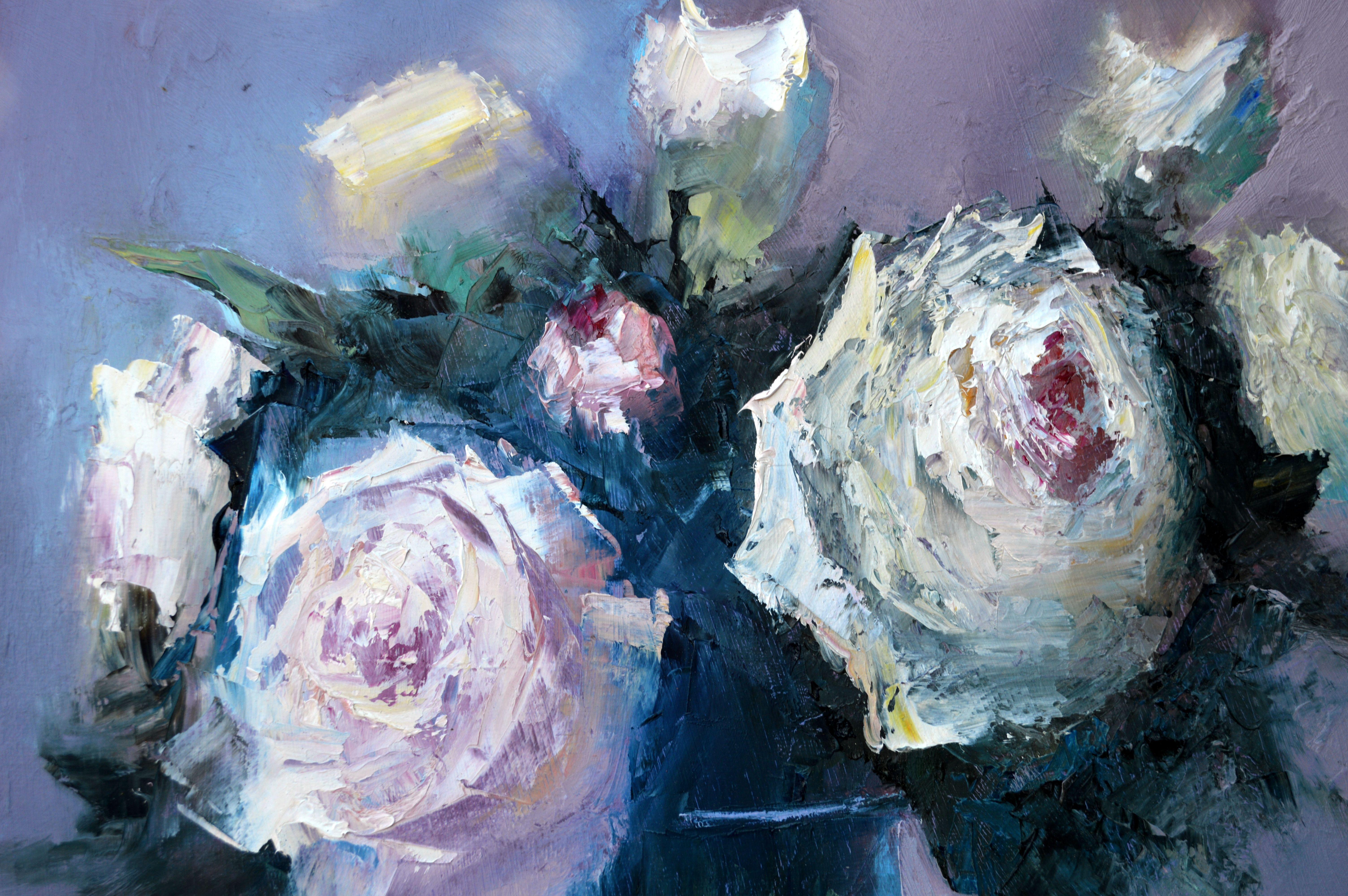 Rosas blancas 50X40 en venta 7