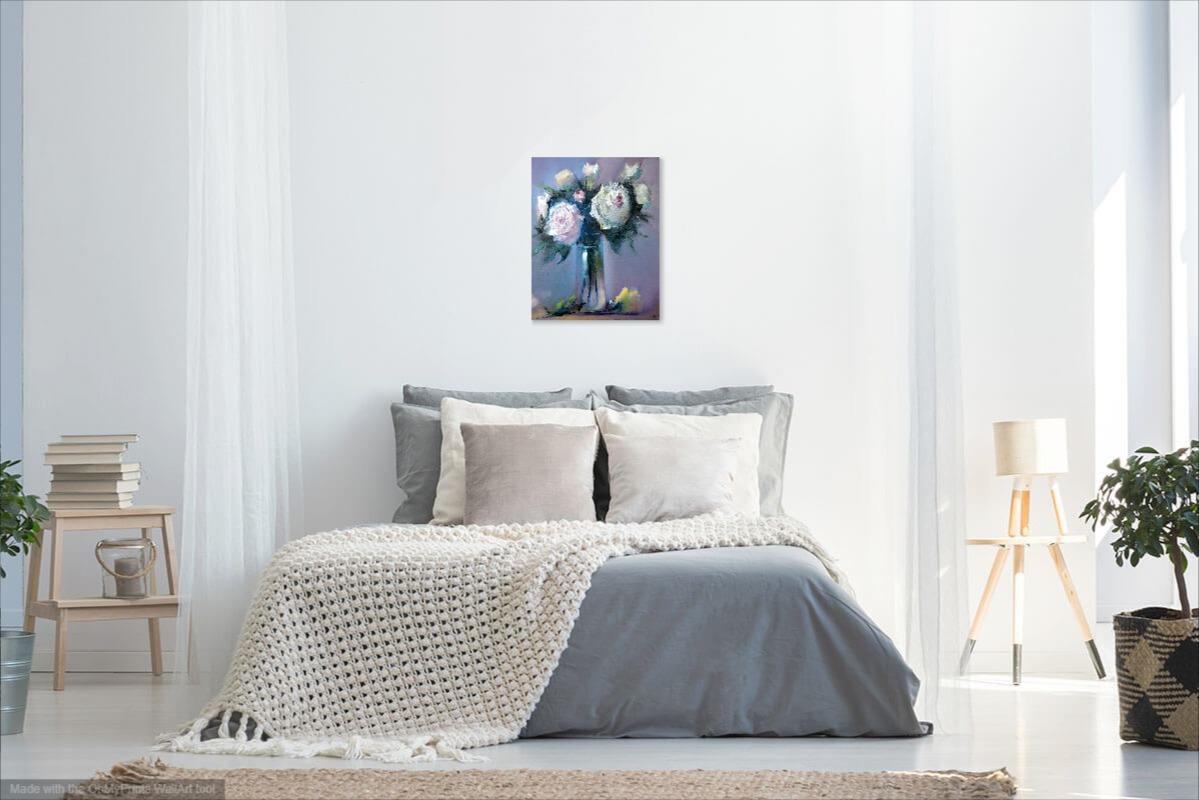 Rosas blancas 50X40 en venta 13