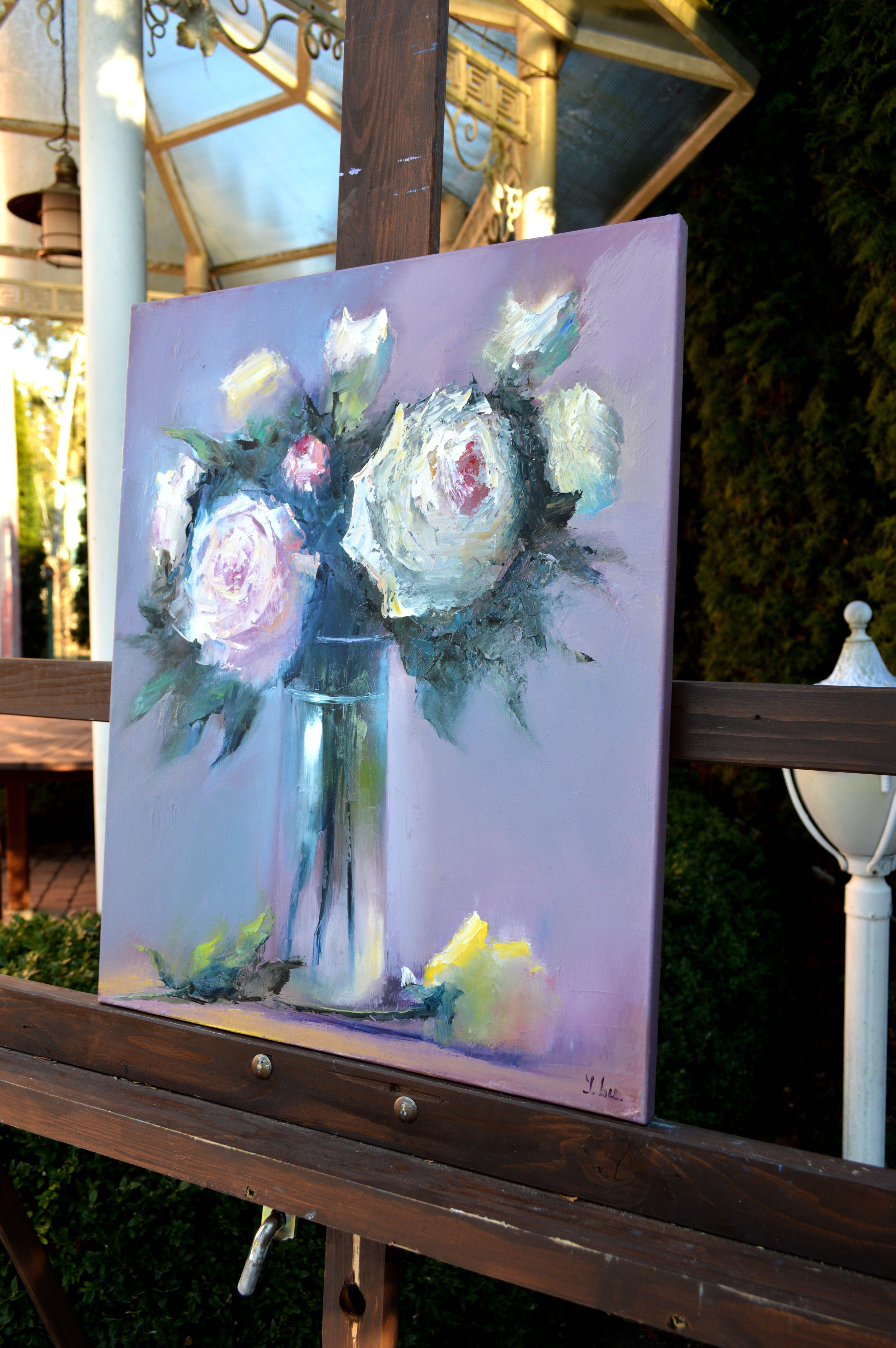 Rosas blancas 50X40 en venta 1