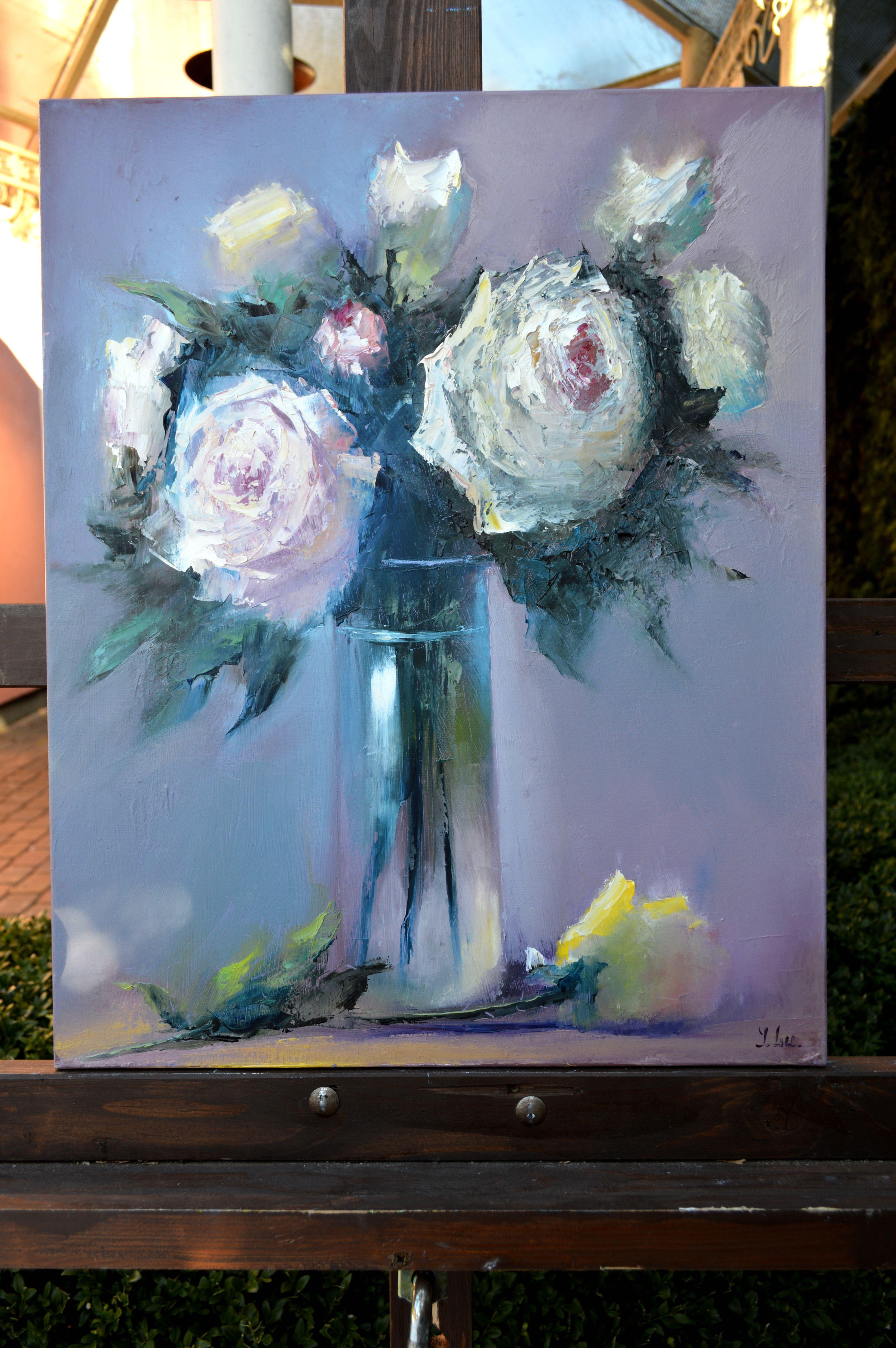 Rosas blancas 50X40 en venta 2