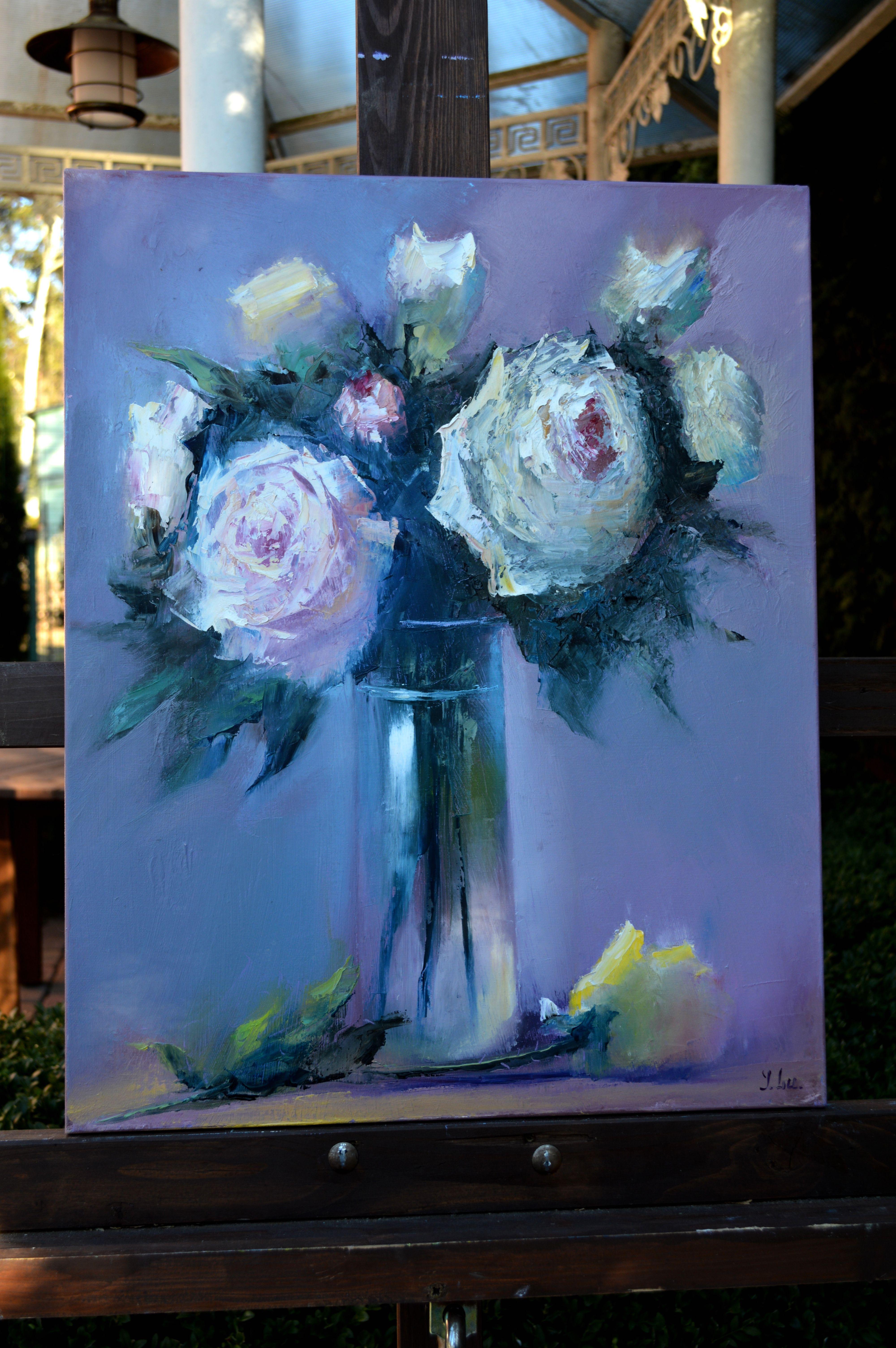 Rosas blancas 50X40 en venta 4