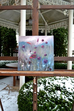 Wild field herbs 40X40 oil painting