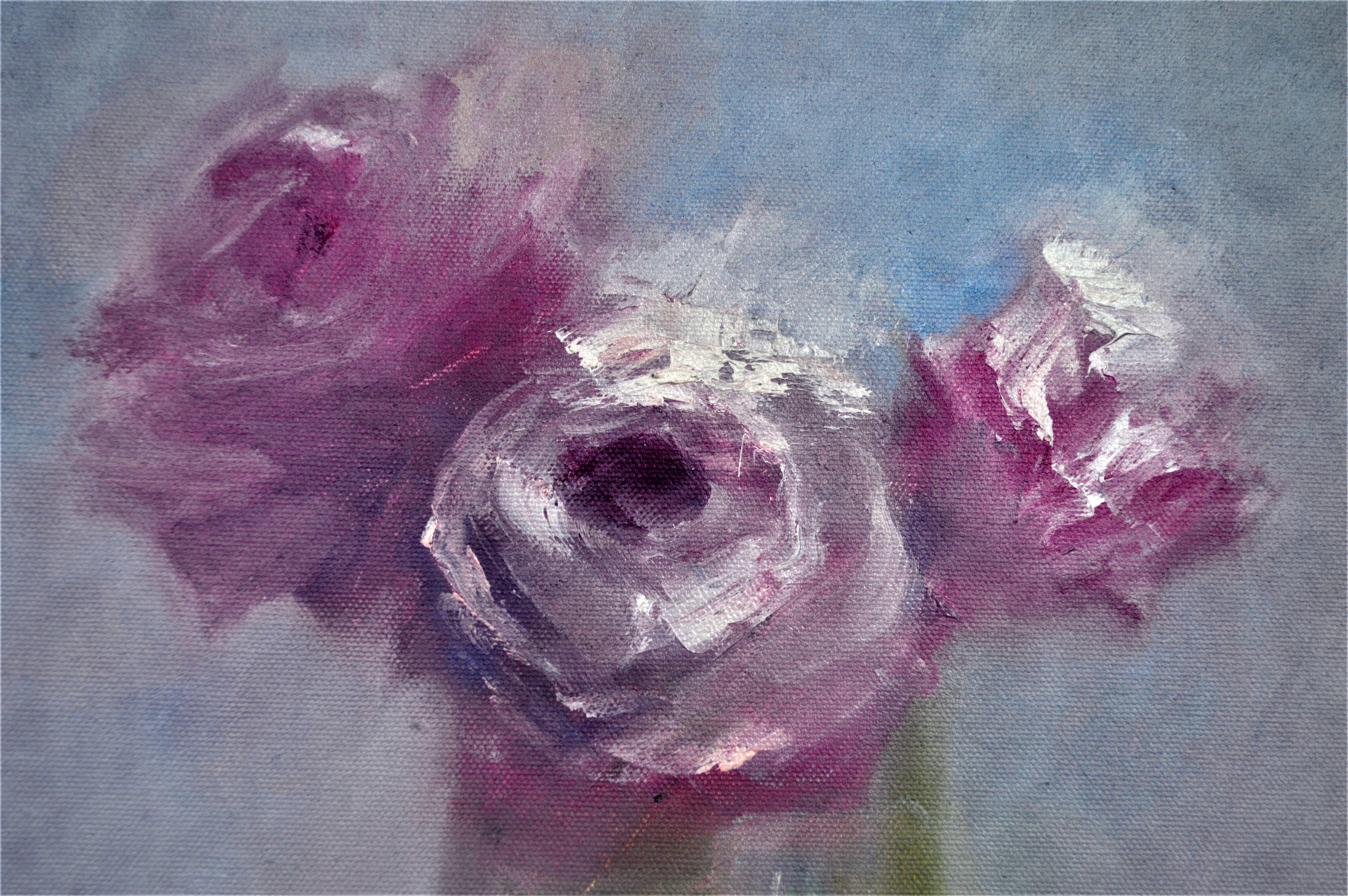 Winter roses 40X30 For Sale 2