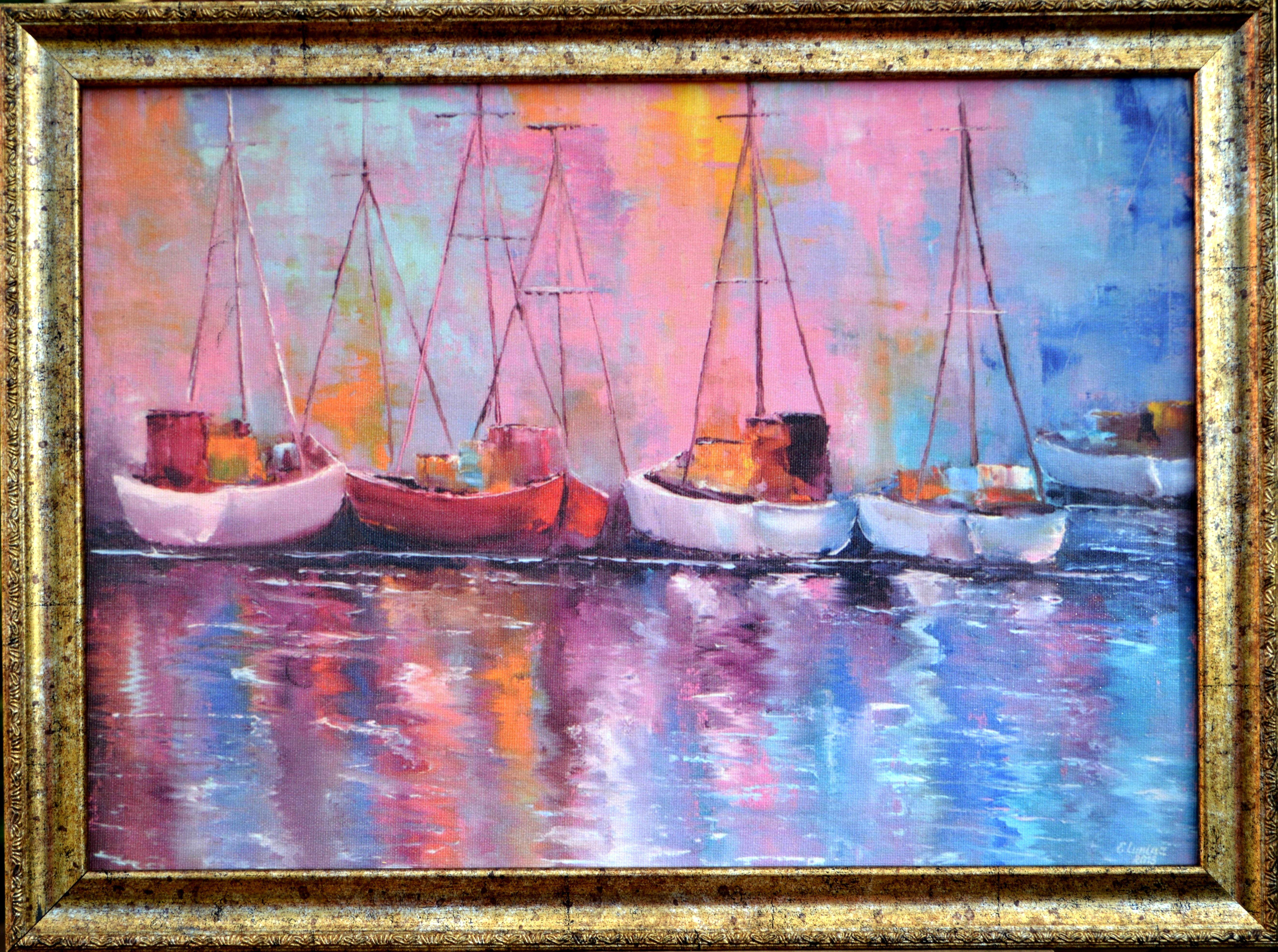 Elena Lukina Interior Painting - Yachts