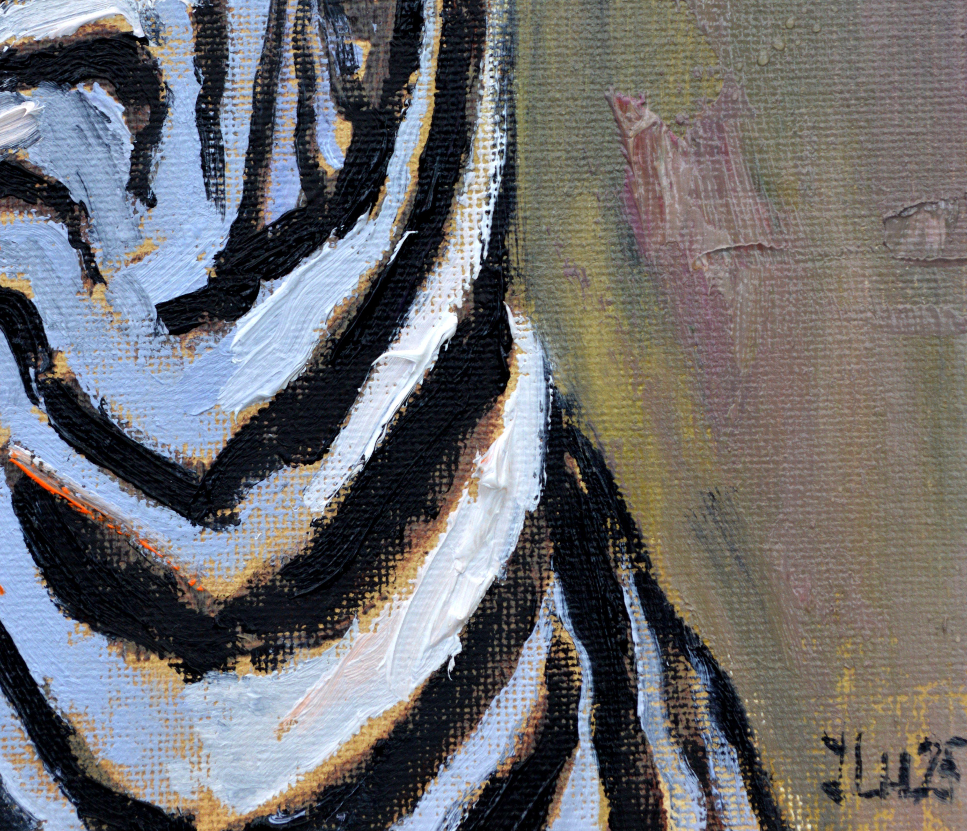 Zebra-Porträt im Angebot 2