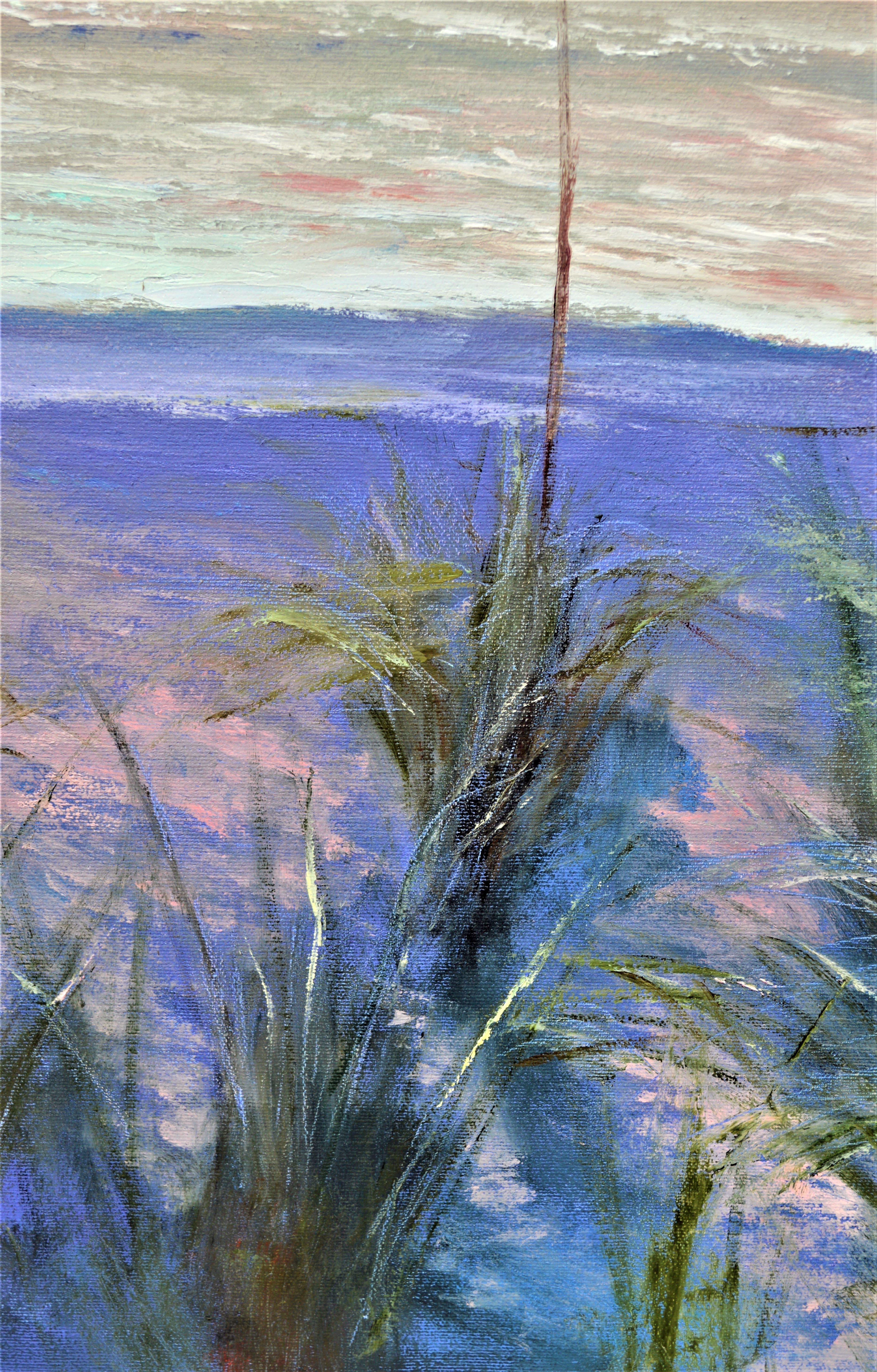 Gentle Sunset, Gemälde, Öl auf Leinwand (Expressionismus), Painting, von Elena  Lukina