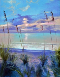 Atardecer suave, Pintura, Óleo sobre lienzo