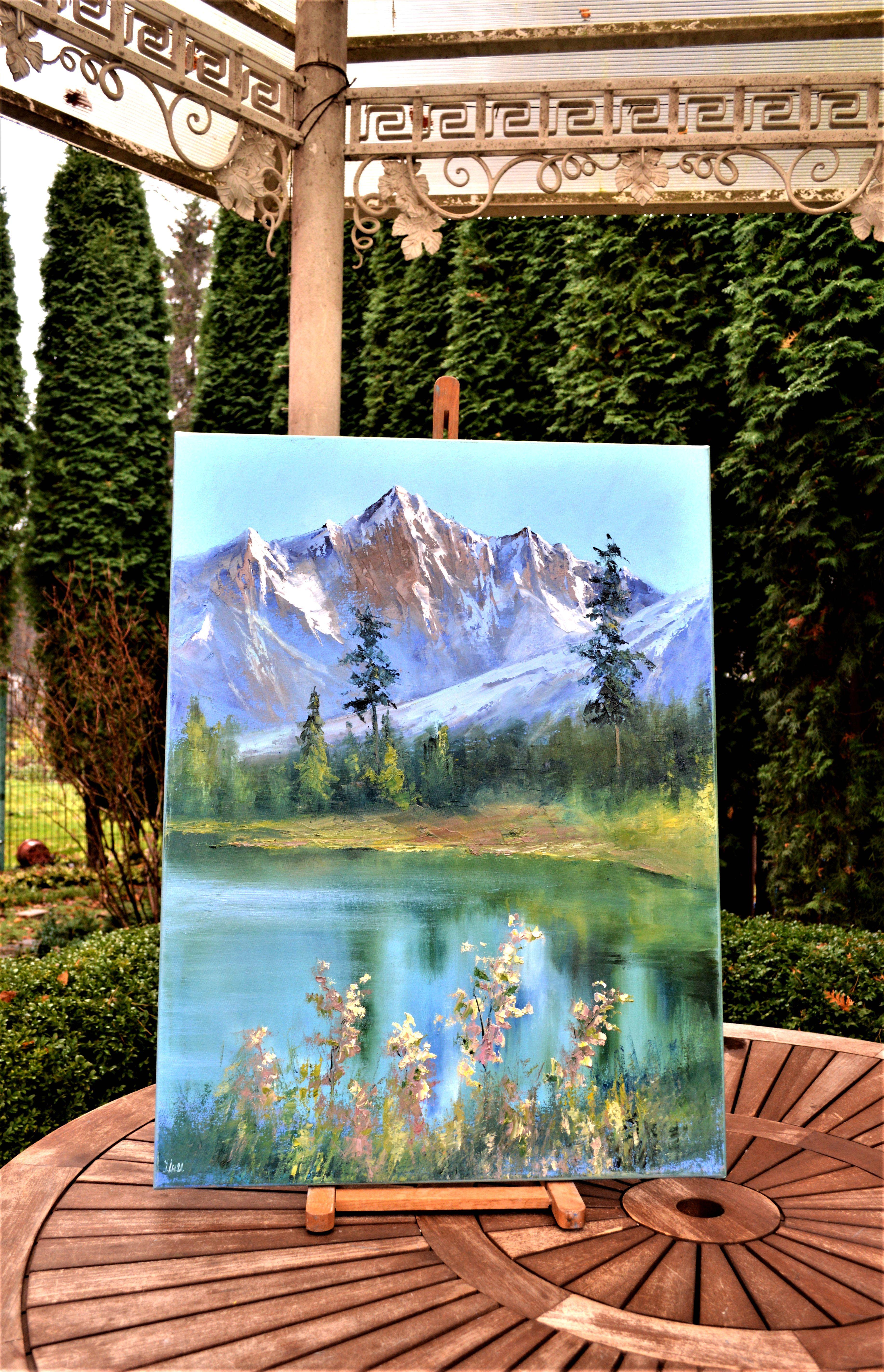Morgenfrische, Gemälde, Öl auf Leinwand (Expressionismus), Painting, von Elena  Lukina