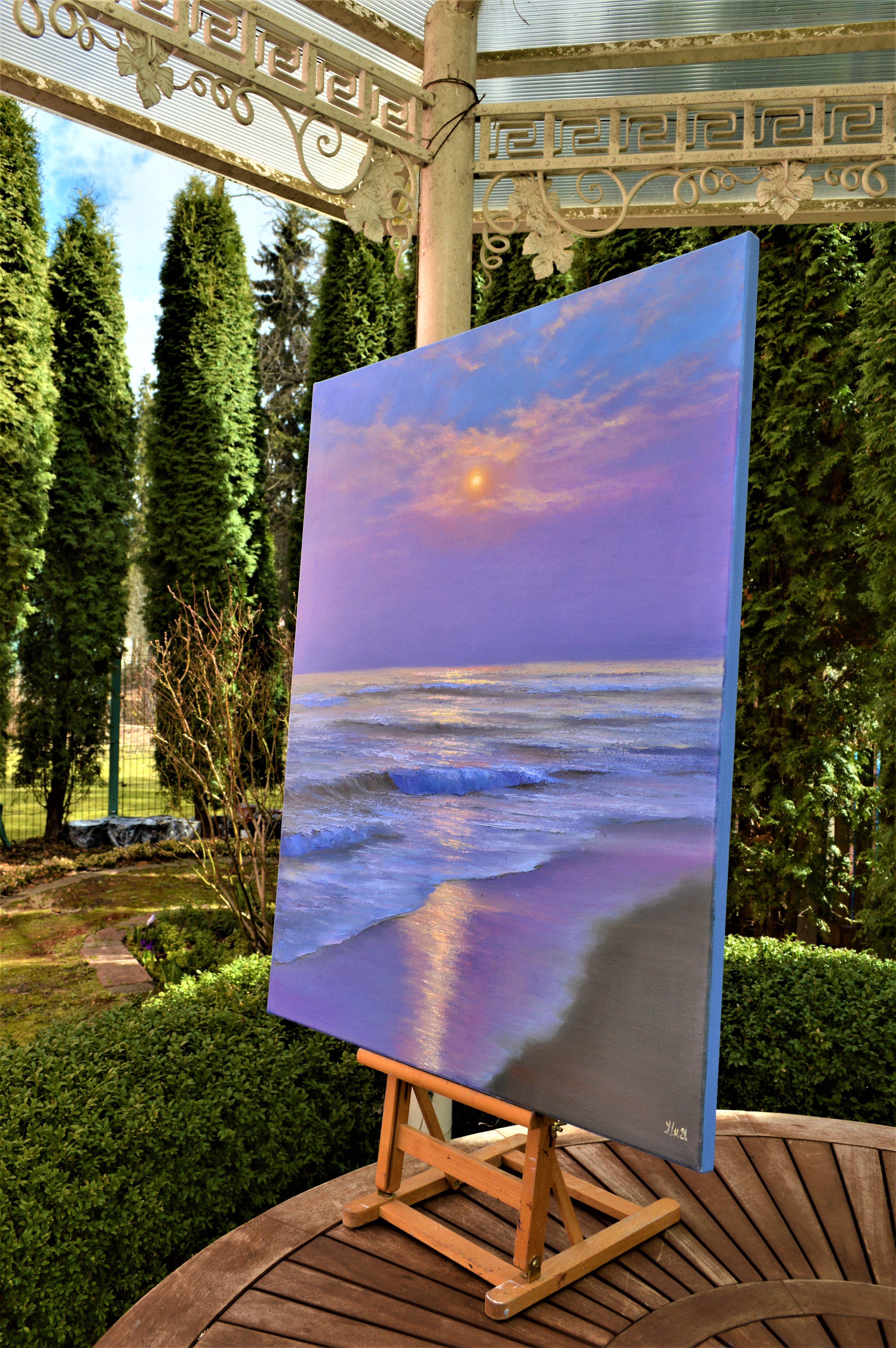 La mia sera, Pittura, Olio su tela in vendita 2