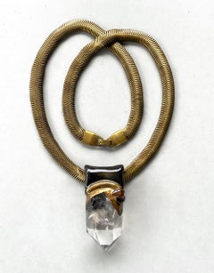 Elena Lyakir "Die Verzauberin" Rohschliff-Quarzkristall-Halskette:: 2020