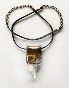 Elena Lyakir "The Optimist" Opal Aura Quartz Pendant, 2020