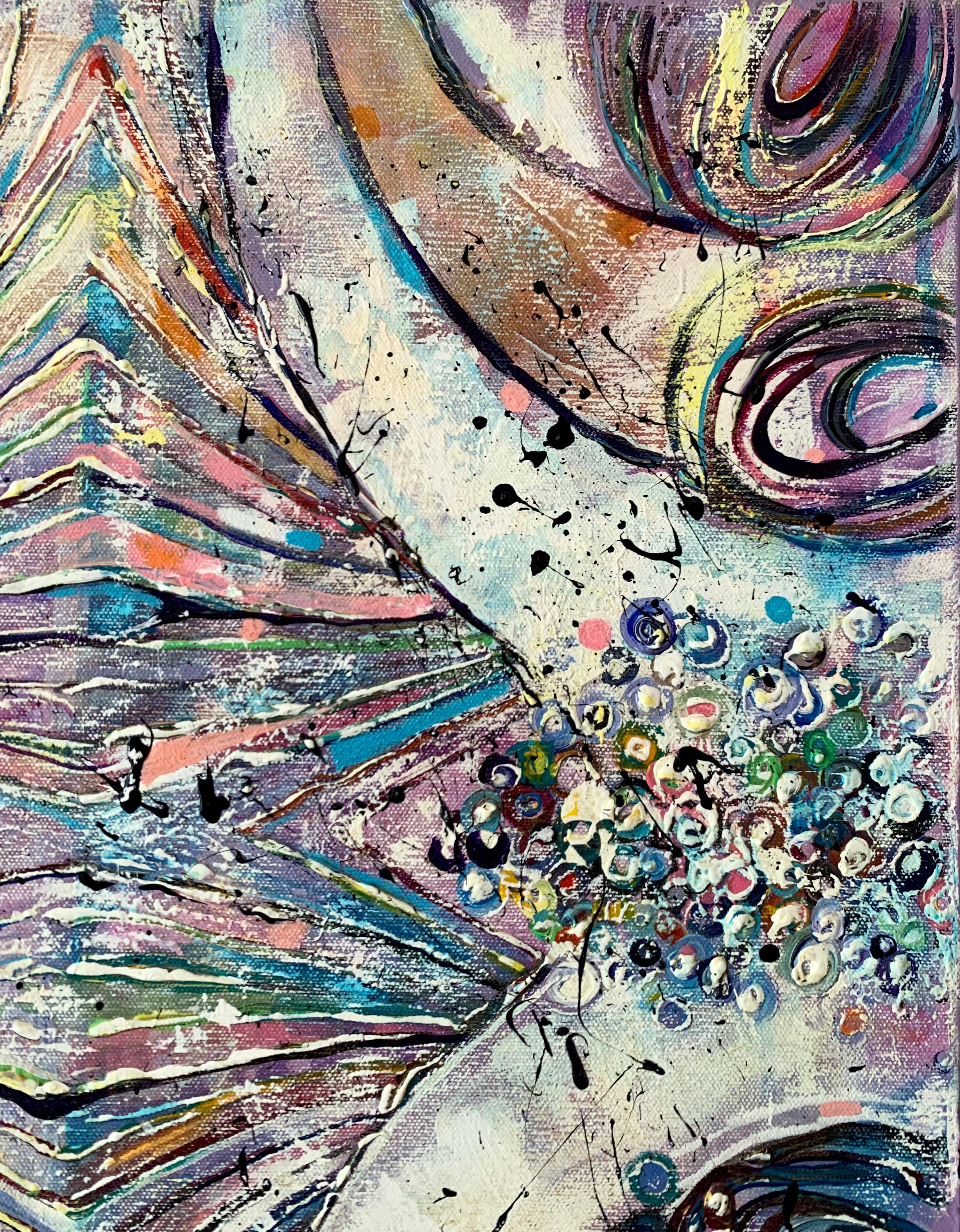 Abstraktes Acrylgemälde „Kaleidoscope“ 39