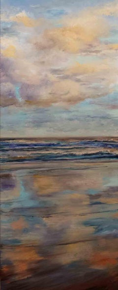 Afternoon Beach - Oil Painting by Elena Mardashova - 2020
