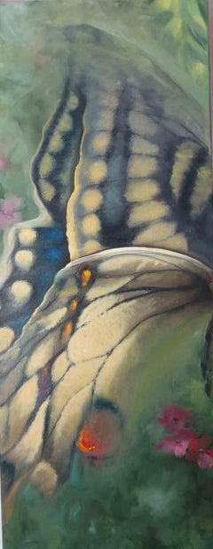 Grand papillon - Peinture à l'huile d'Elena Mardashova - 2020