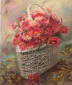 Fiori di corallo - Quadro ad olio di Elena Mardashova - 2023