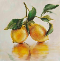 Limones - Pintura al óleo de Elena Mardashova - 2022