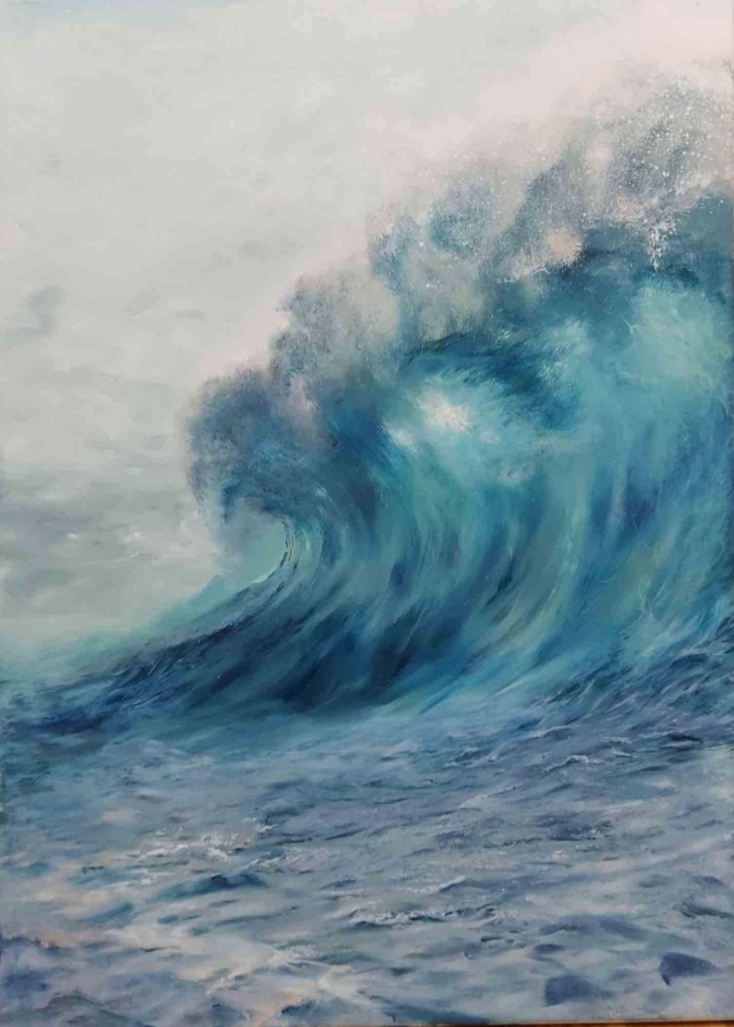 Óleo sobre lienzo de Elena Mardashova, 70x50 cm. Realizado en 2020.

Excelente estado.