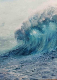 Wave - Oil Painting by Elena Mardashova - 2020