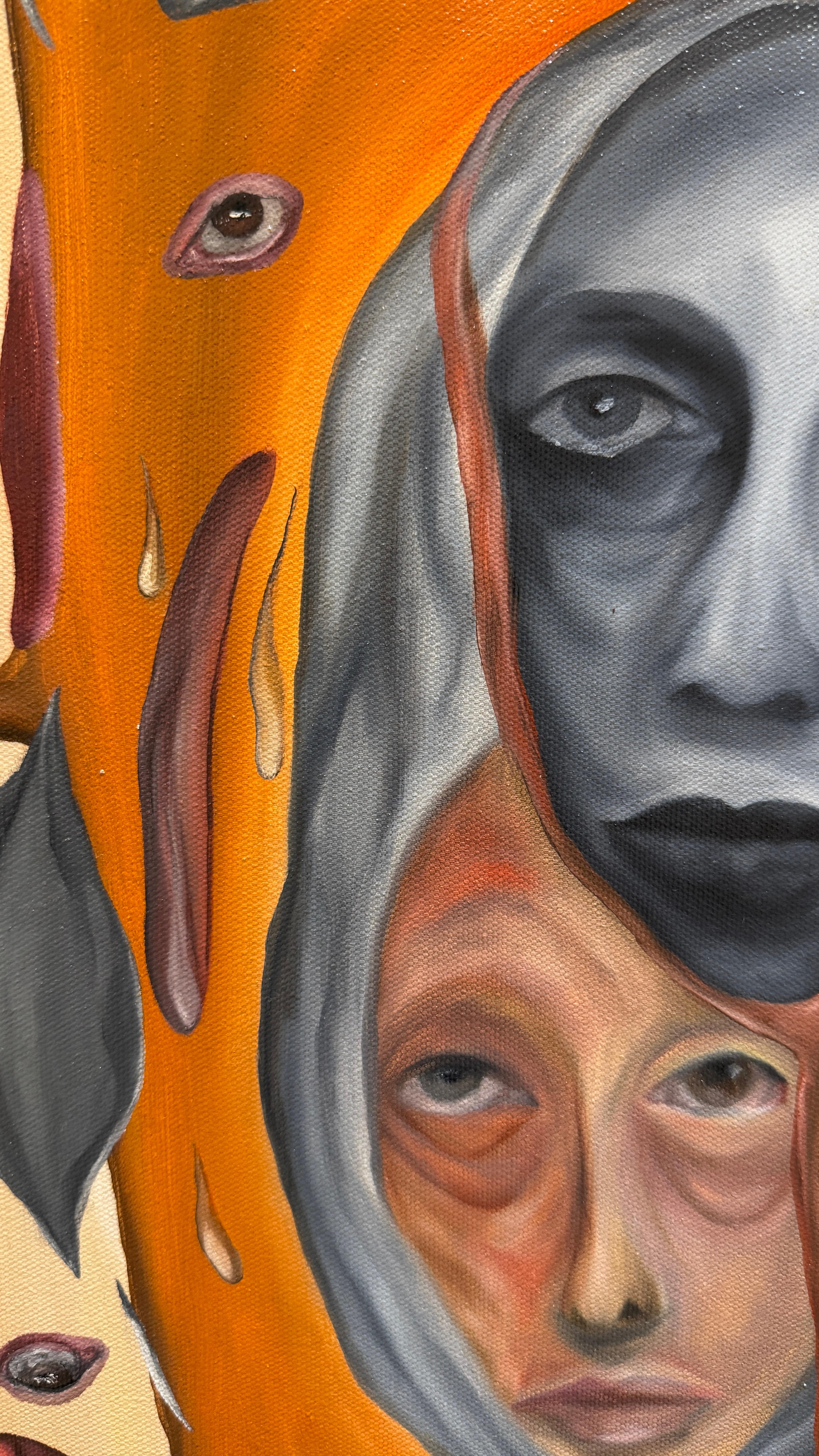 Formas voladoras - Painting de Elena Militaru