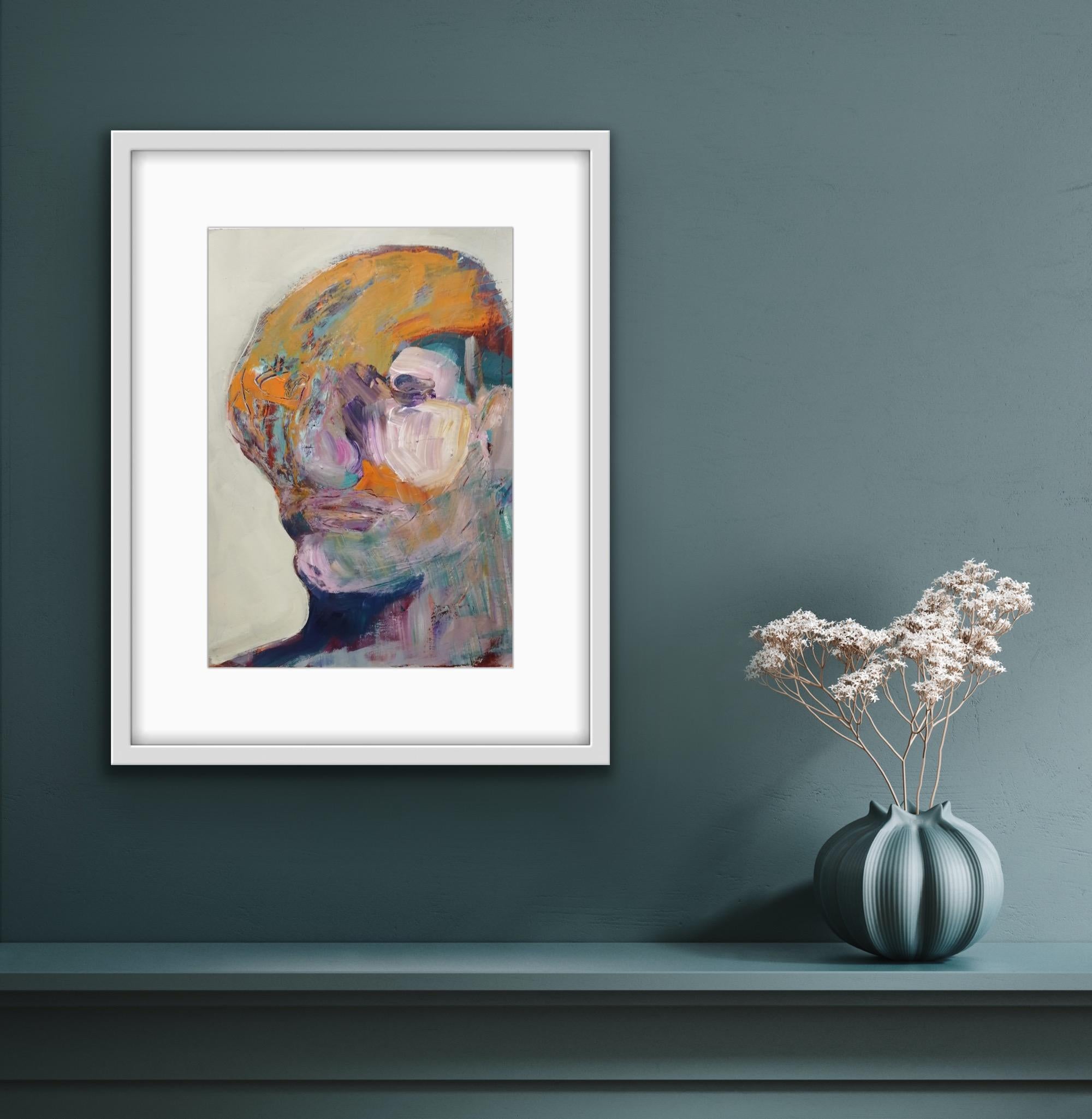 N5, 42x29 cm (Abstrakt), Painting, von Elena Naushirvanova 