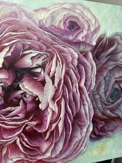 Ranunculus, Painting, Oil on Canvas