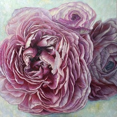 Ranunculus, Painting, Oil on Canvas