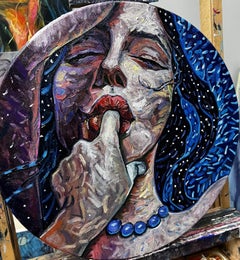 She lost to him, Painting, Oil on Canvas
