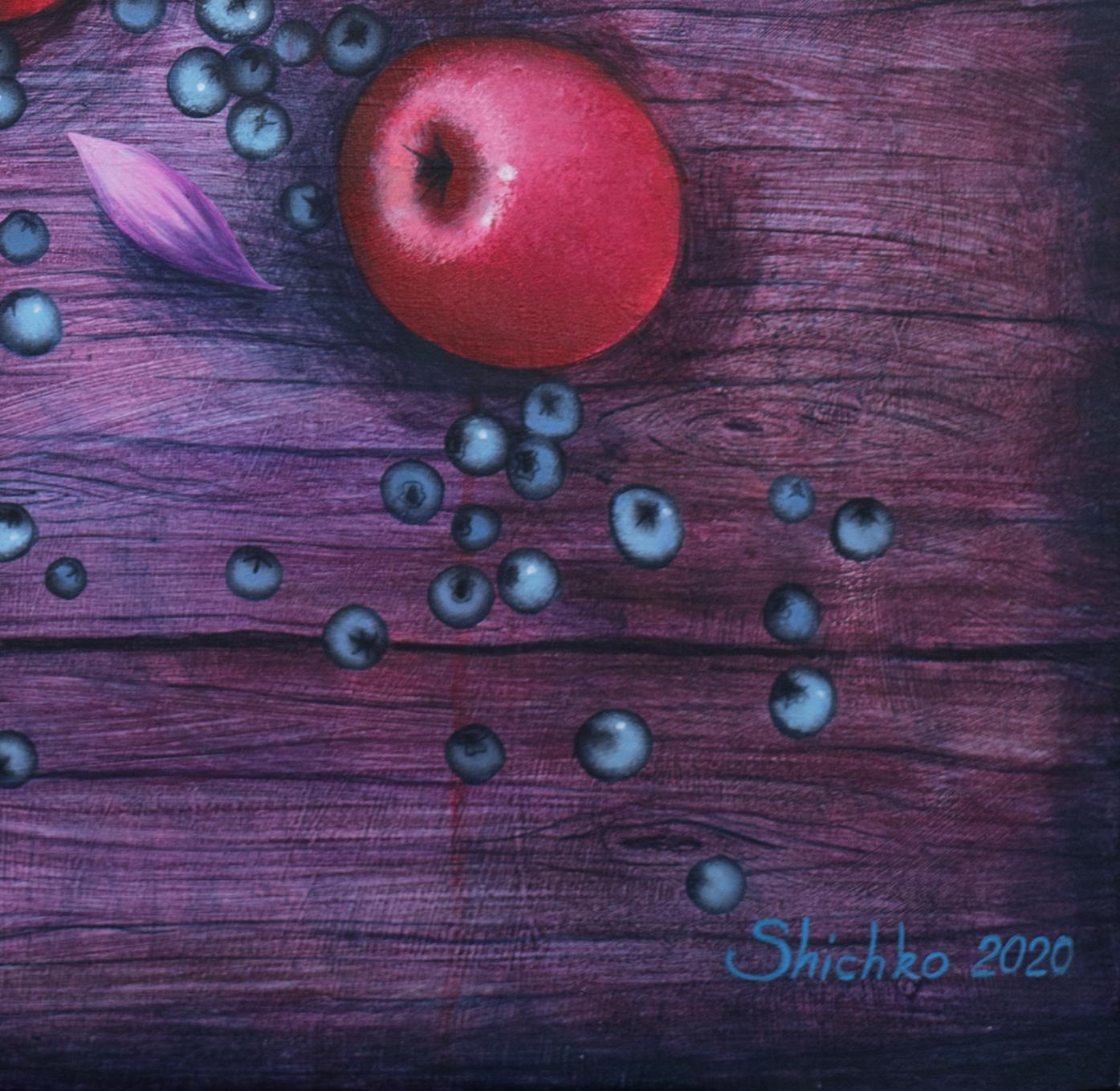 Basket of Apples - Aesthetic Movement Painting by Elena Shichko