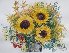 Used Bouquet with sunflowers