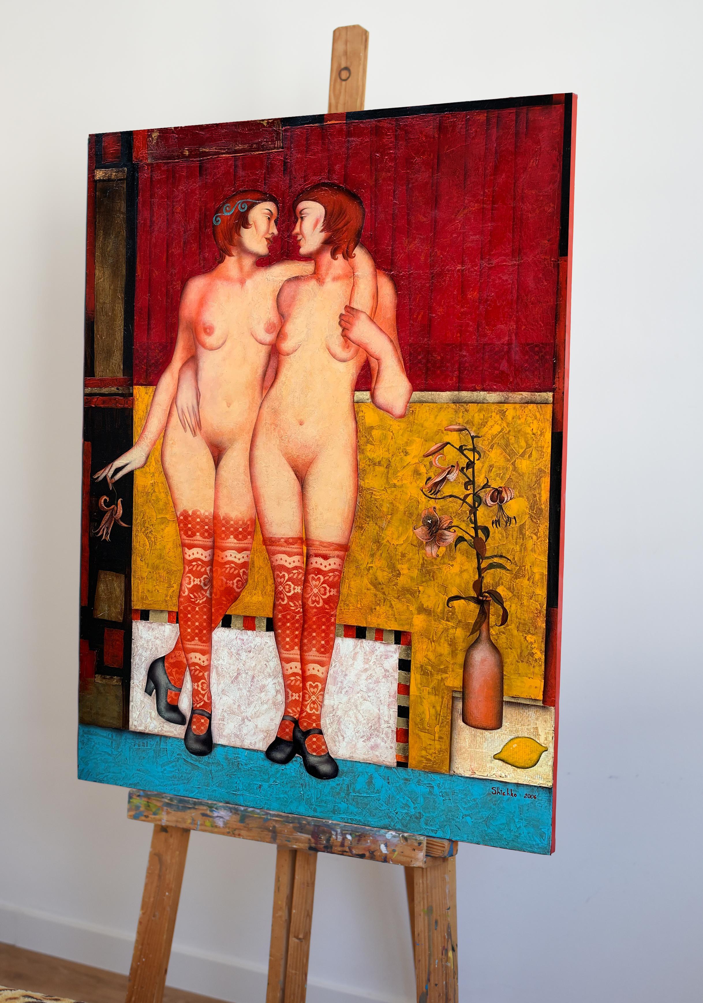 Fidanzate - Interior Painting Marrone di Elena Shichko